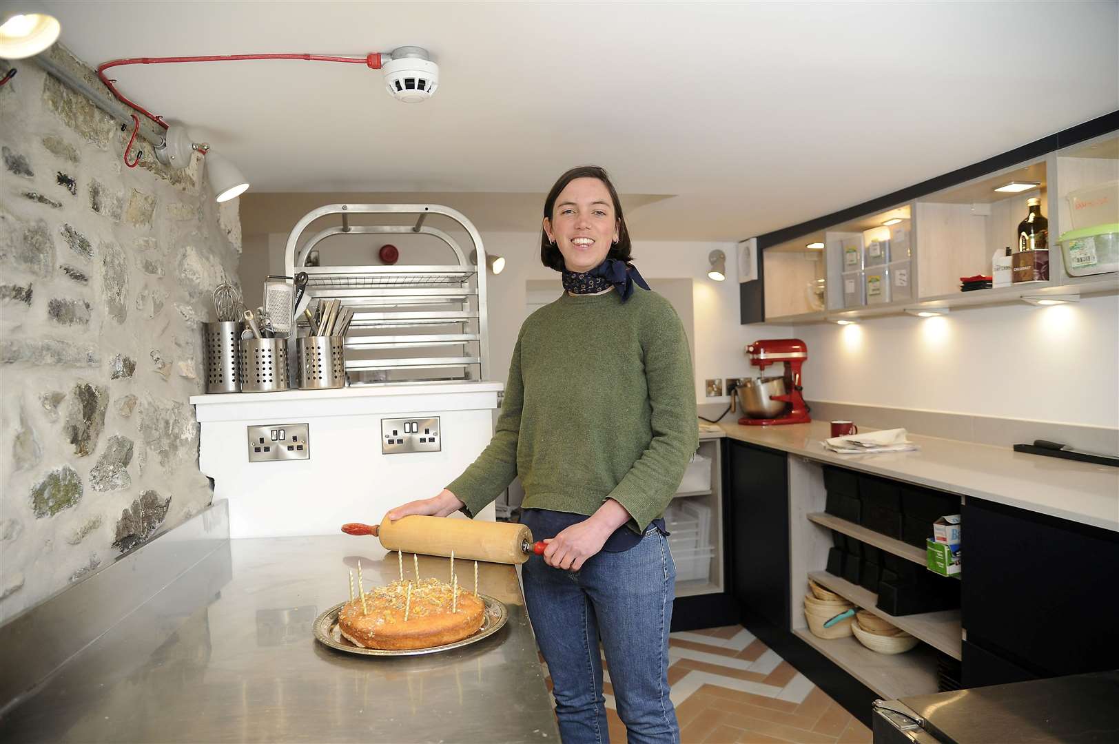 Kate Taylor Beale in The Square Deal kitchen where the Honesty Bakehouse is based. Picture: Becky Saunderson.