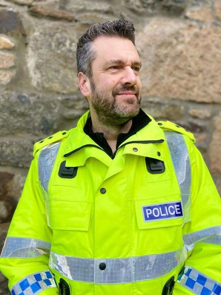 New Buckie and Keith Inspector Graham Worton. Picture: Police Scotland