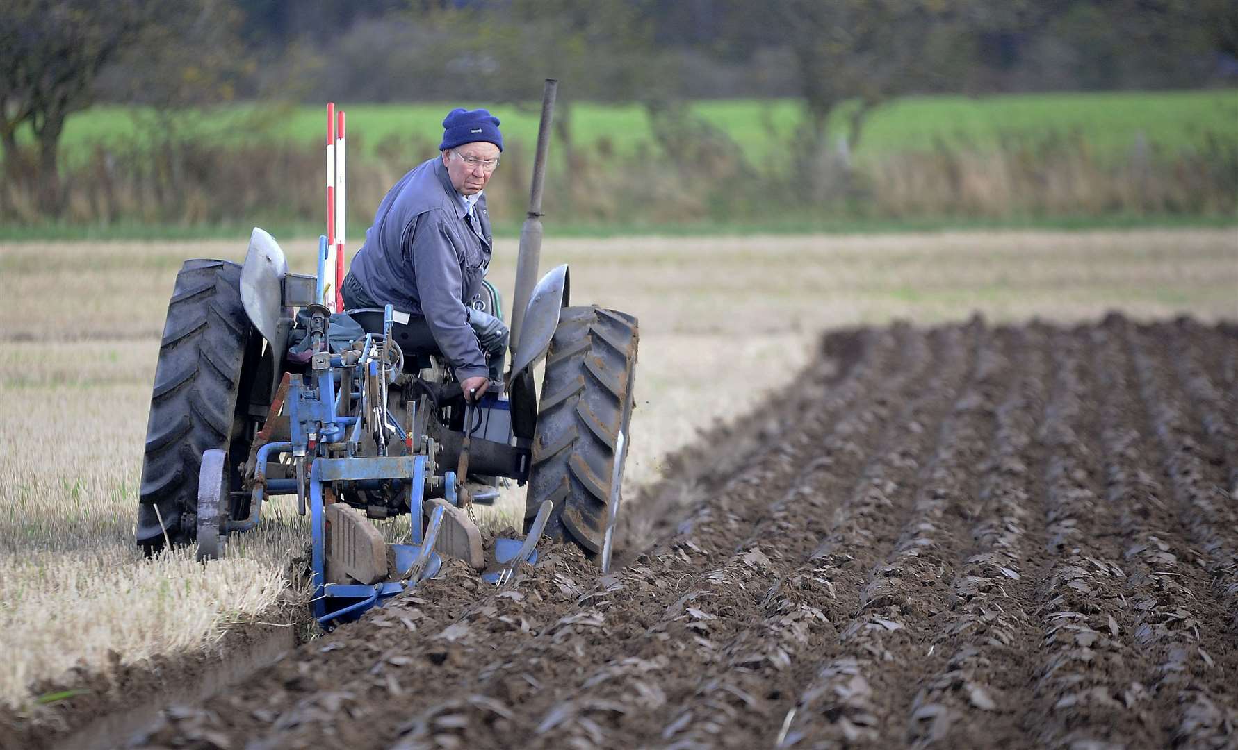 Douglas Scott from Aberdeen...Ploughing match at Byres Farm, Bogmoor...Picture: Becky Saunderson..