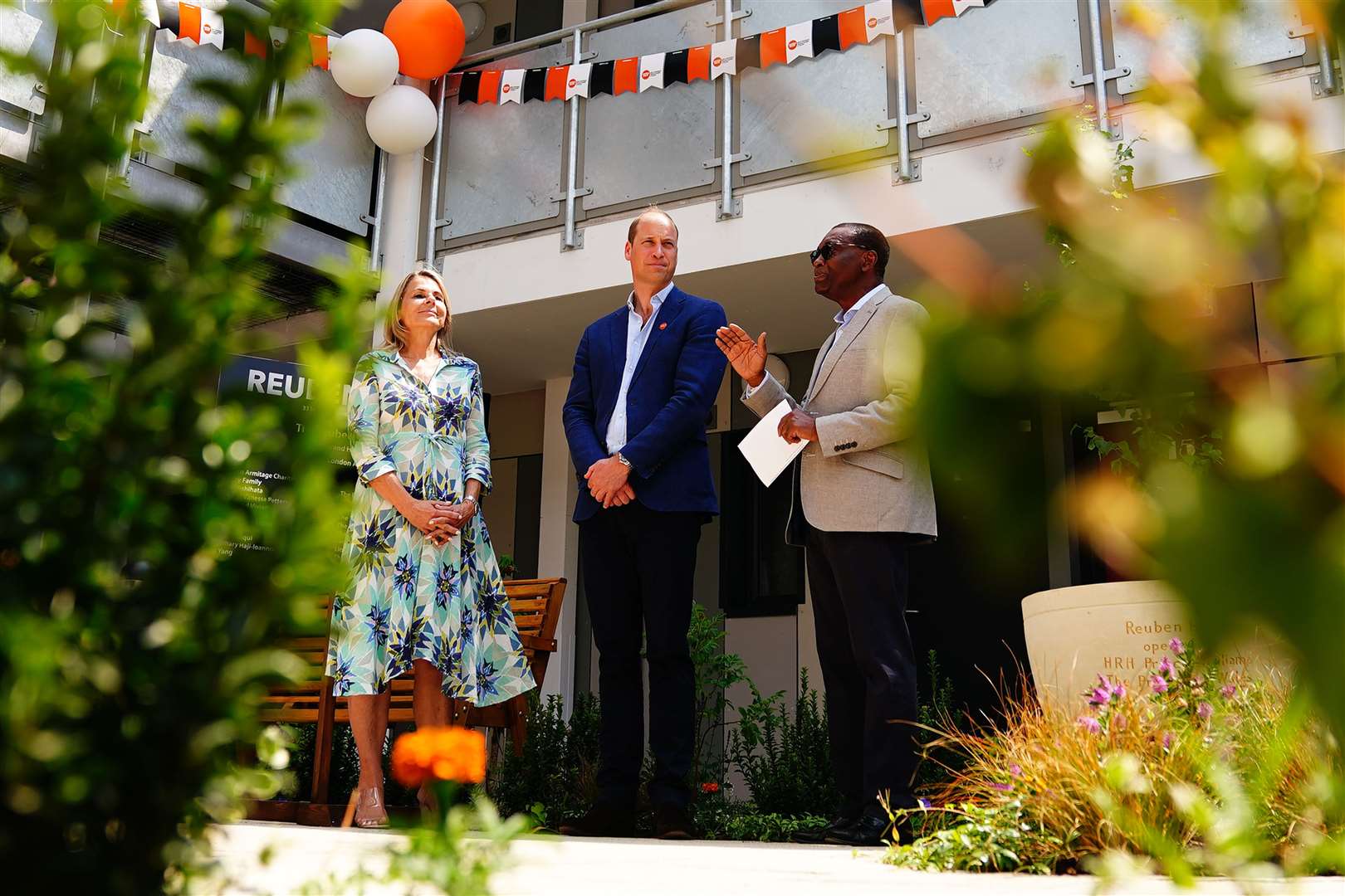 William hailed Centrepoint’s new Reuben House development as ‘amazing’ (Victoria Jones/PA)