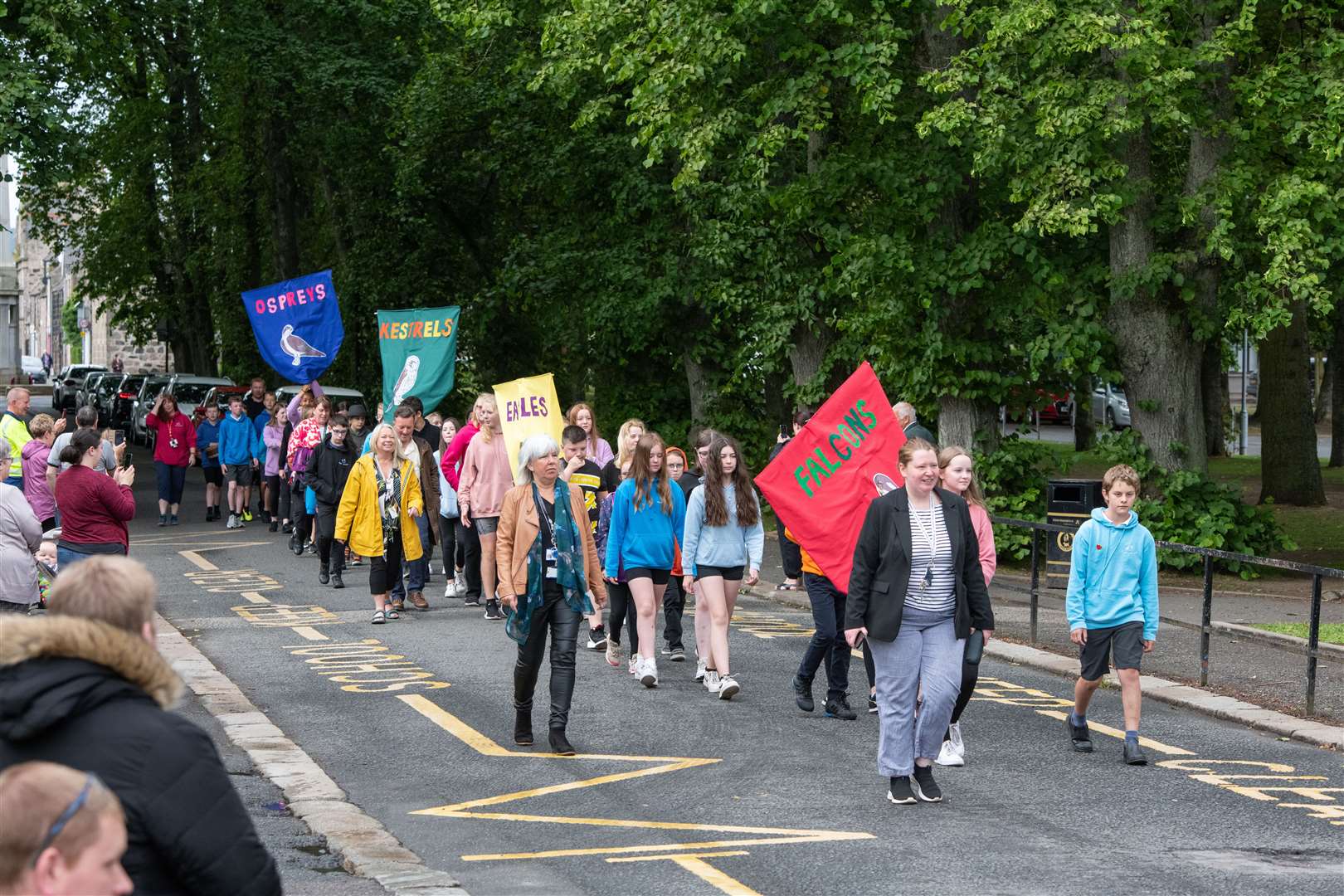 The end of their Primary School journey for the P7 pupils of the Gordon Primary School as they head to the Gordon Schools after the summer. ..Picture: Daniel Forsyth..