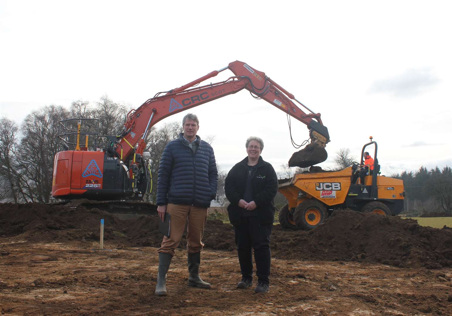 Work is now underway at the site near Banchory