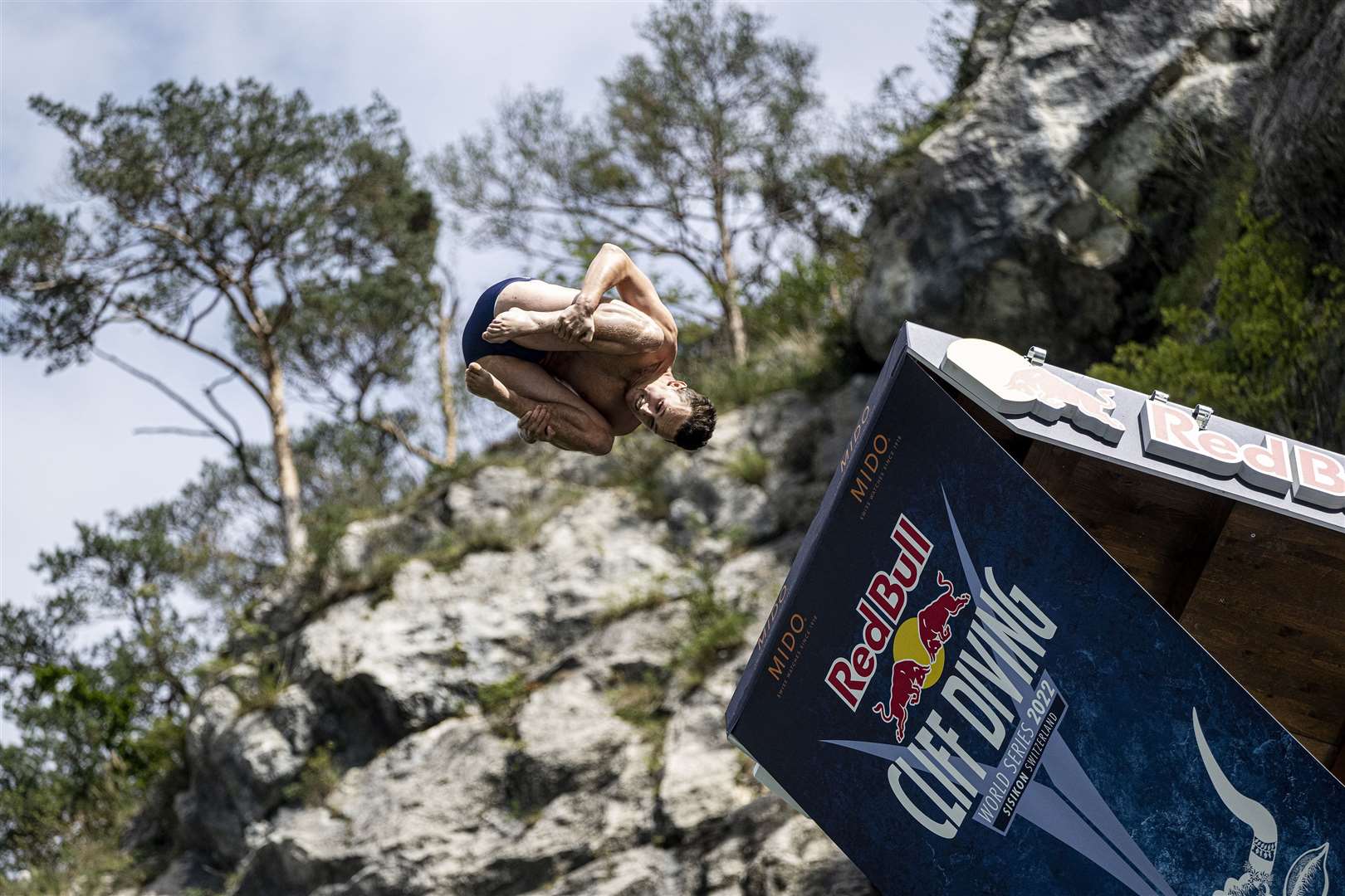 Aidan Heslop won first place over the weekend at an event in Sisikon, Switzerland (Romina Amato/Red Bull/PA)