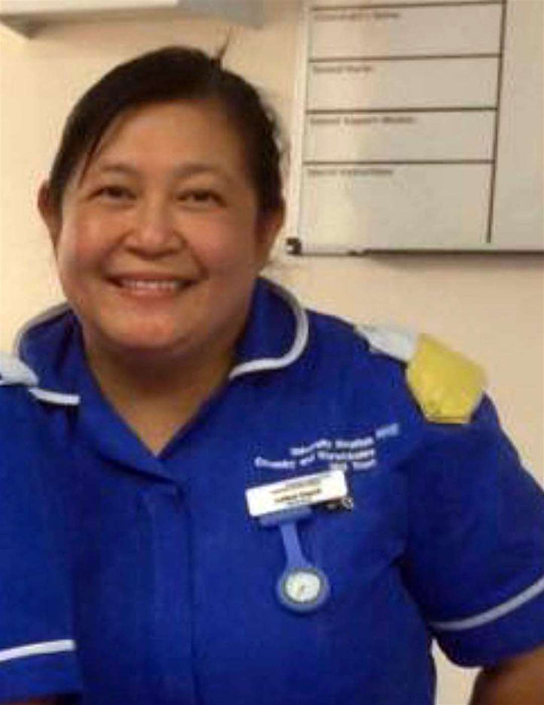 Leilani Dayrit was a nurse at St Cross Hospital in Rugby (Handout/PA)