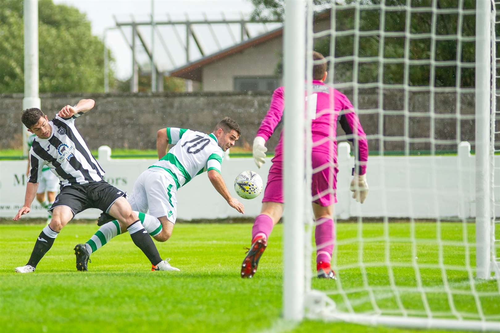 Buckie meet Fraserburgh in the big game of the night. .Picture: Daniel Forsyth.