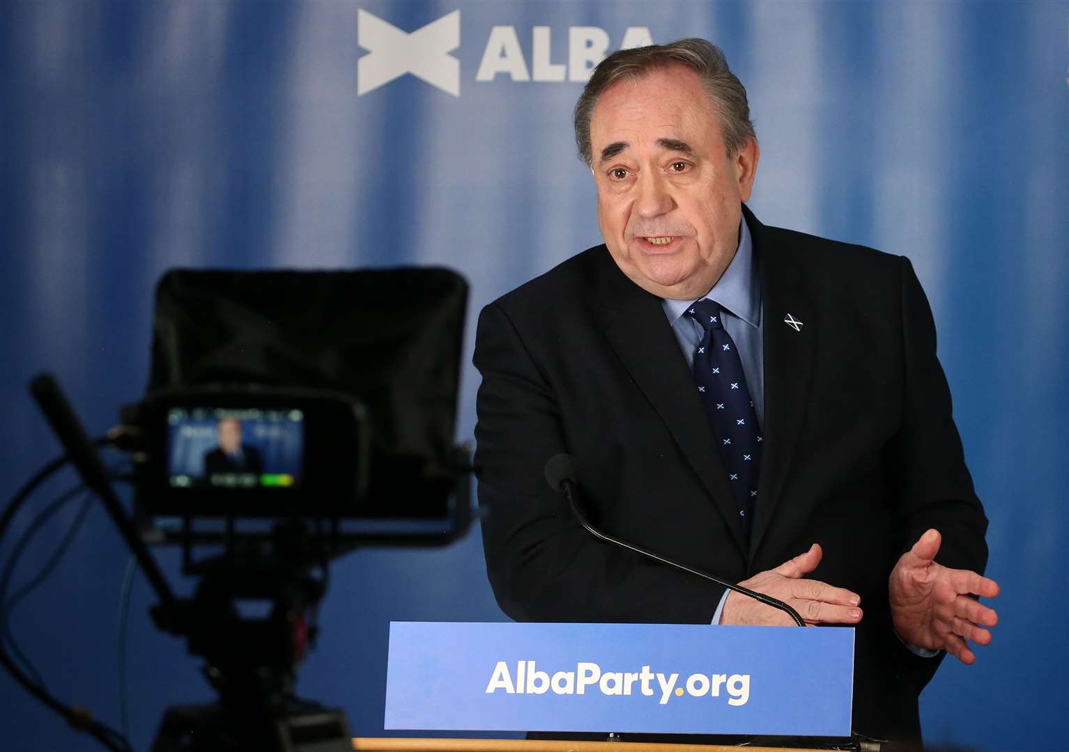 Alex Salmond launched his new Alba Party last month (PA)