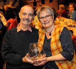 Keith and wife Pam Cockburn were named joint Citizens of the Year.
