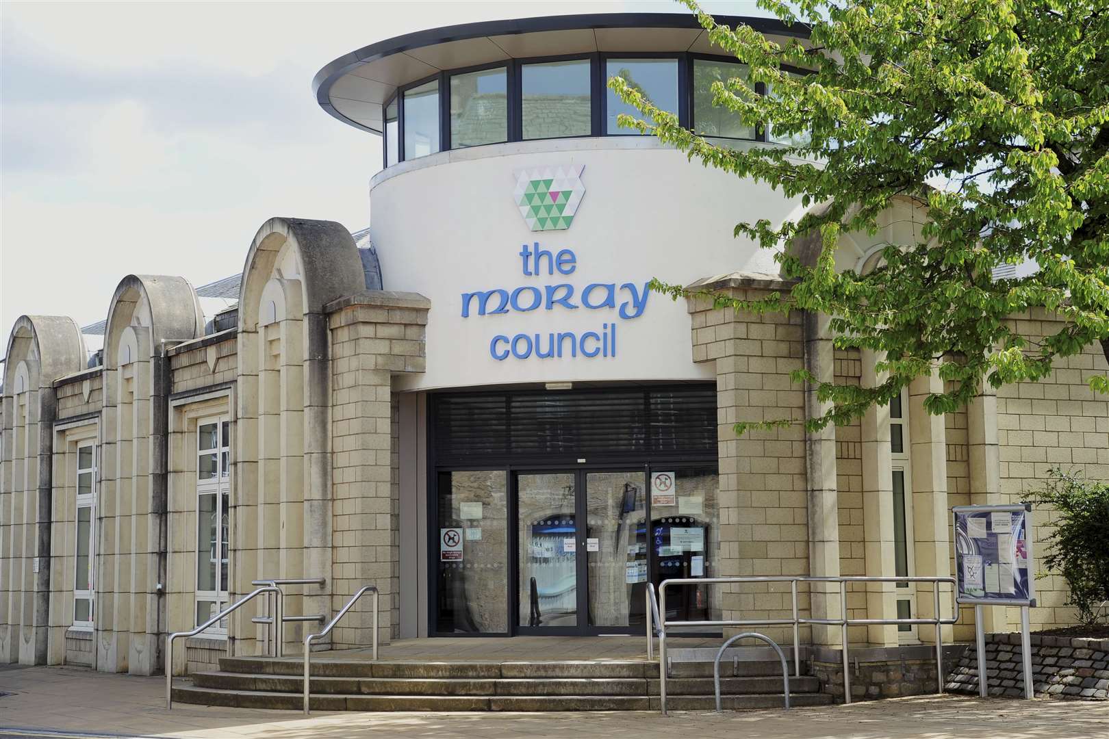 The Moray Council annexe building on Elgin High Street. Picture: Daniel Forsyth.