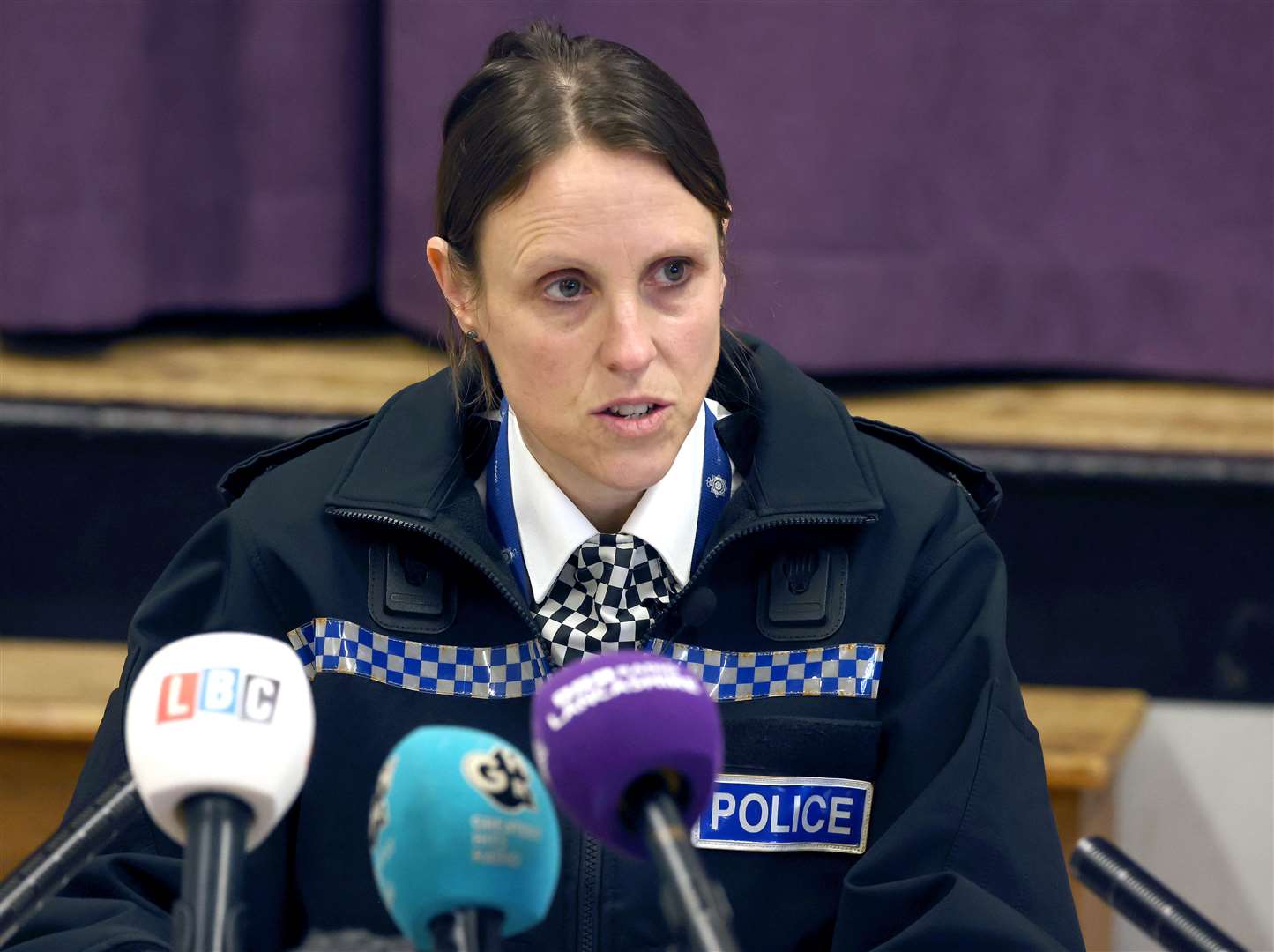 Lancashire Police Superintendent Sally Riley (Peter Byrne/PA)