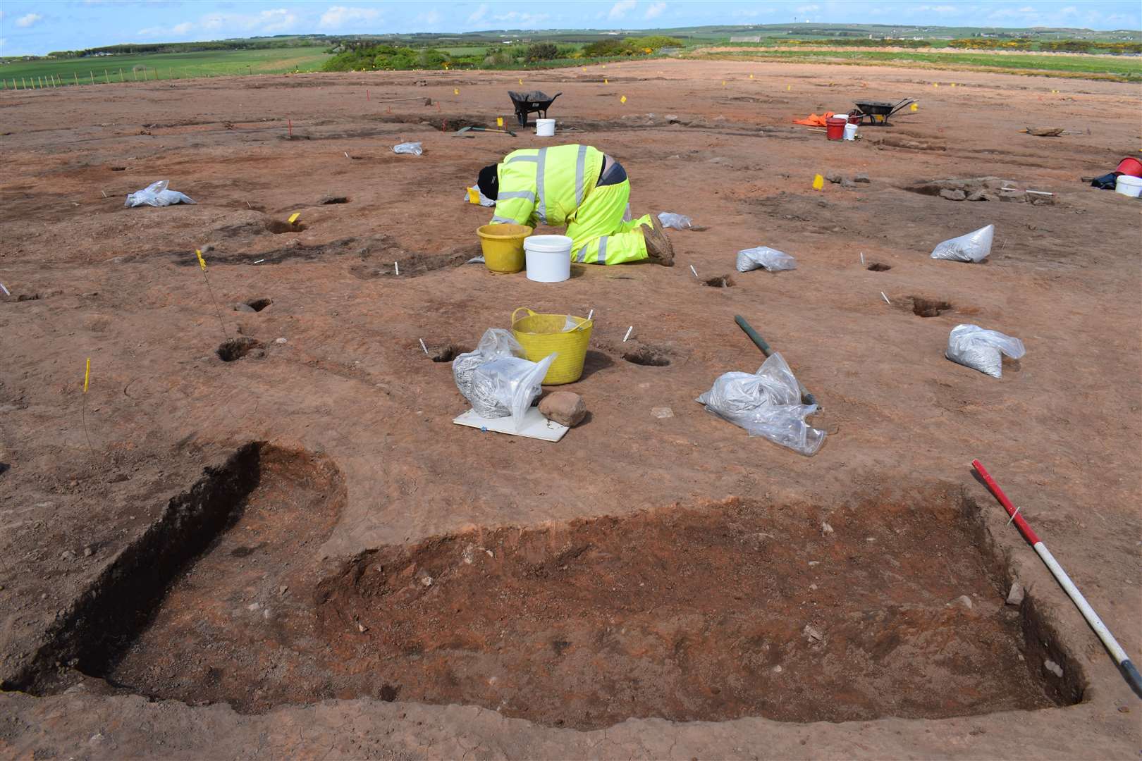 Settlement finds at Cruden Bay date back to the Iron Age