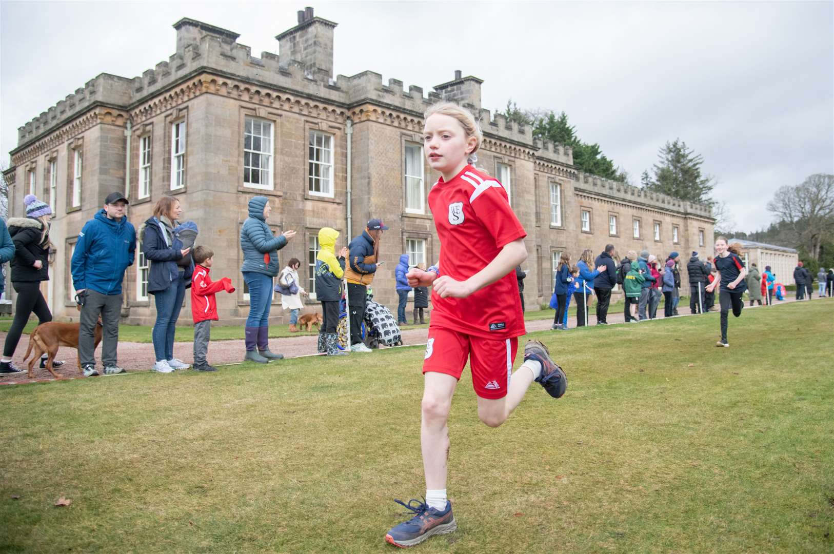 EL_PR Cross Country 2024 34Finishing fifth in the Primary 6/7 Girls race was Julia Ross from West End Primary School in Elgin.Active Schools Primary Cross Country 2024, held at Gordon Castle, Fochabers. Picture: Daniel Forsyth.