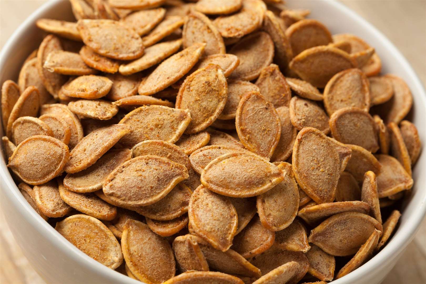 Pumpkin seeds can be roasted