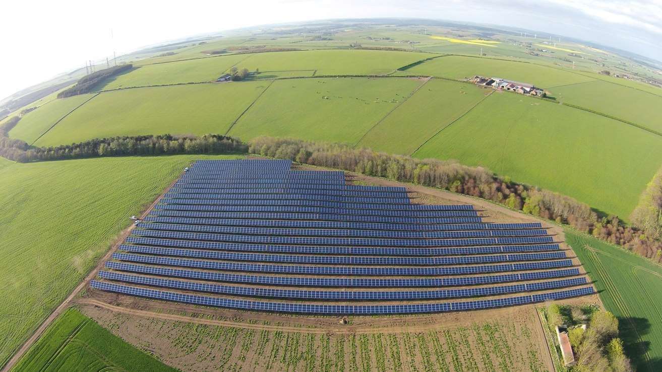 Mackie’s of Scotland has a solar farm.