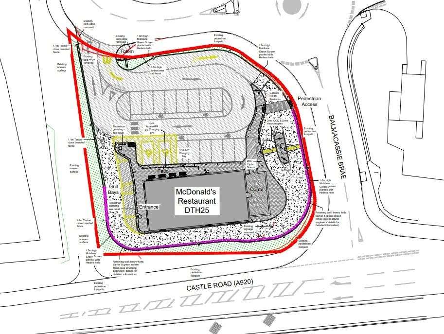 The original plan for the site had parking for around 14 vehicles whcih was considered inadequate.