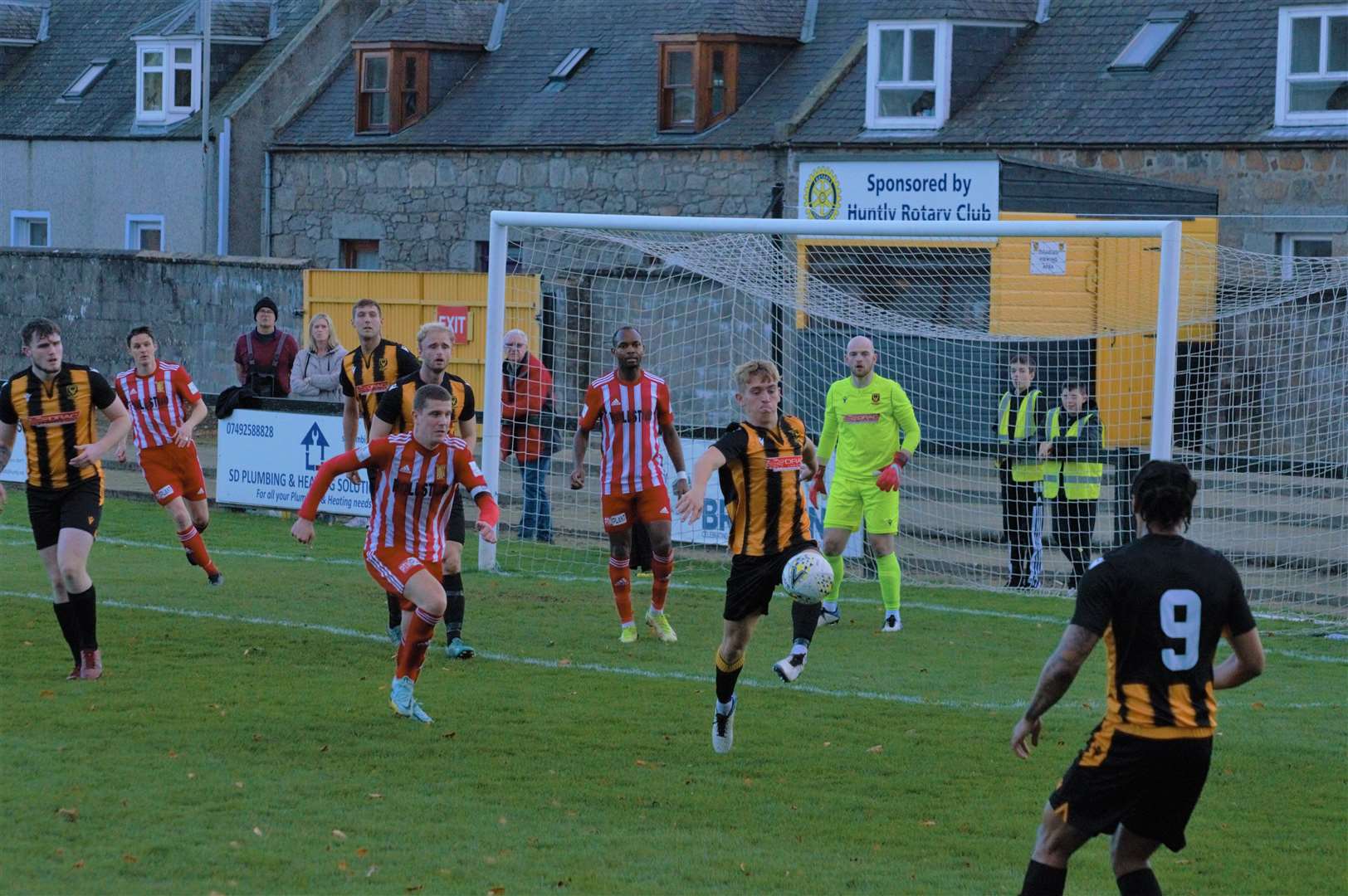 Formartine hit back from 2-0 down at Huntly to win 3-2. Photo: Derek Lowe