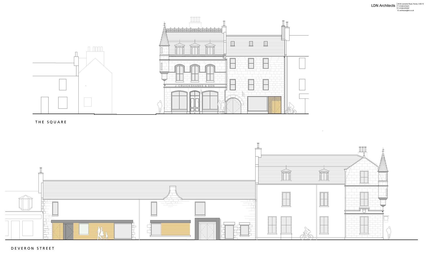 The plans for Huntly's No30.