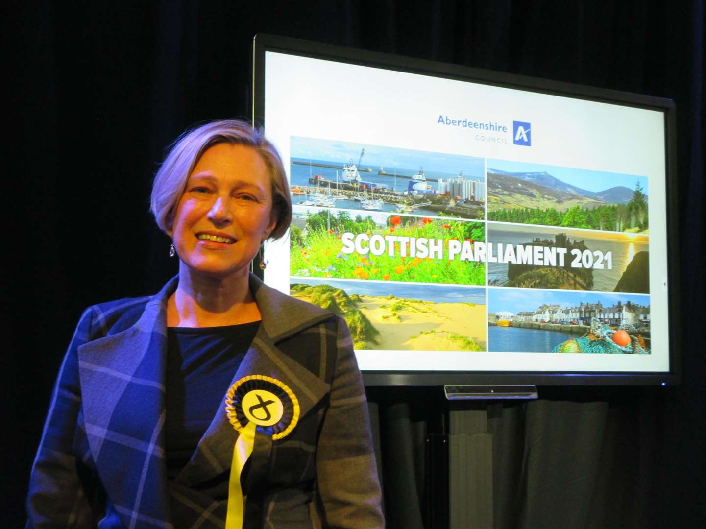 Gillian Martin held her seat in Aberdeenshire East.