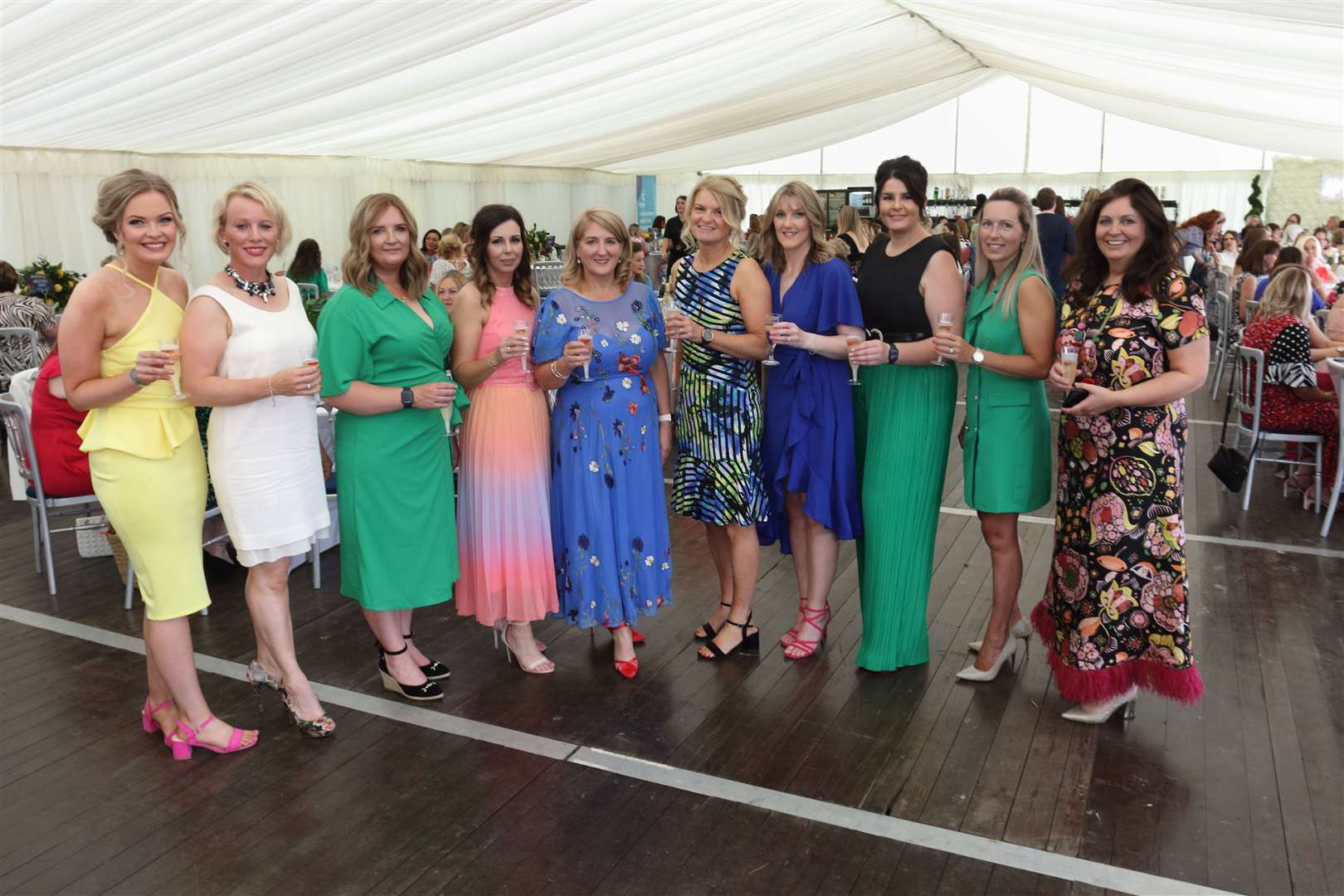 Turriff Show Ladies Day 2022 fundraiser committee. Picture: David Porter