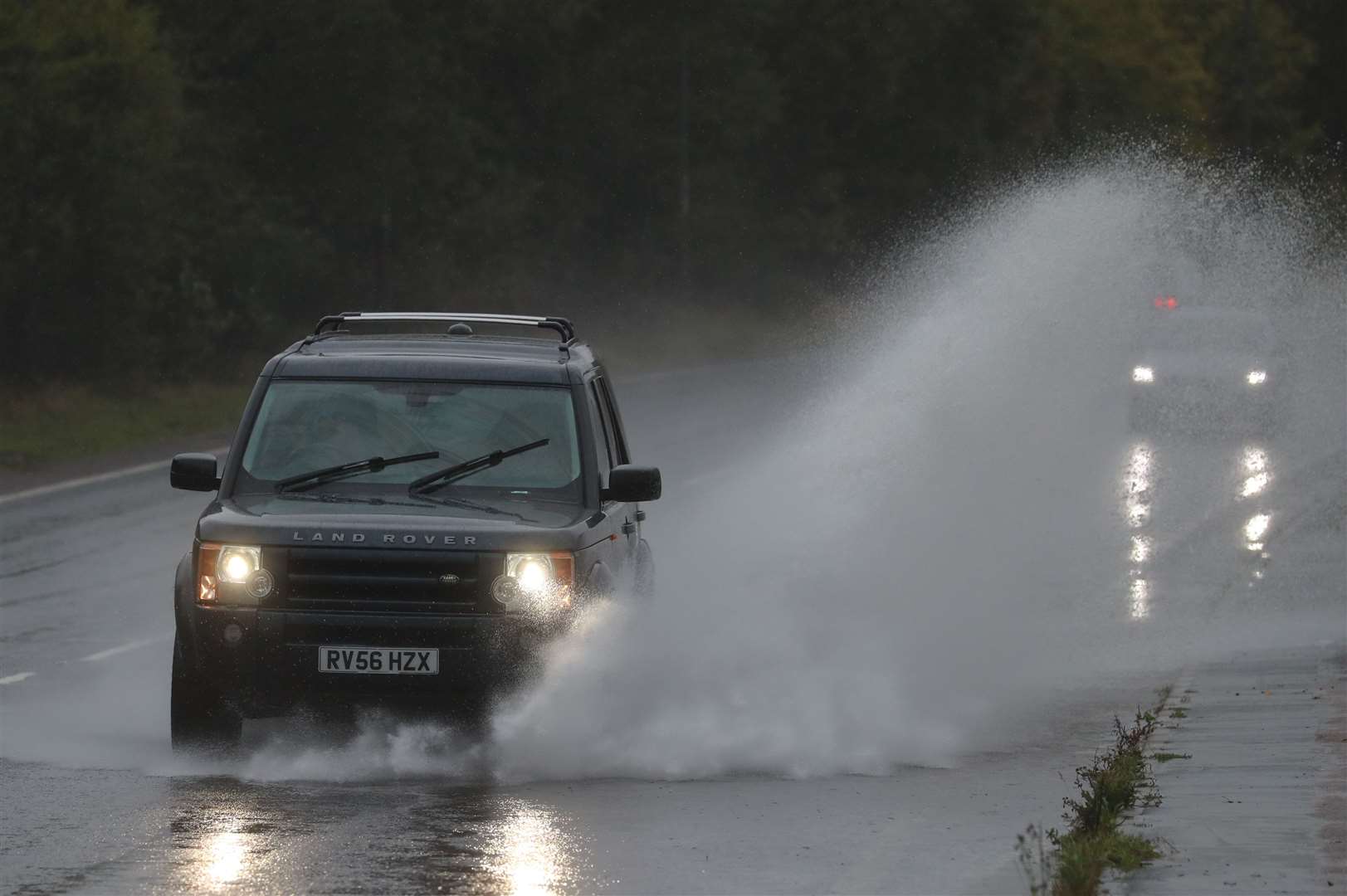 Motorists were warned to take care on the roads (Gareth Fuller/PA)