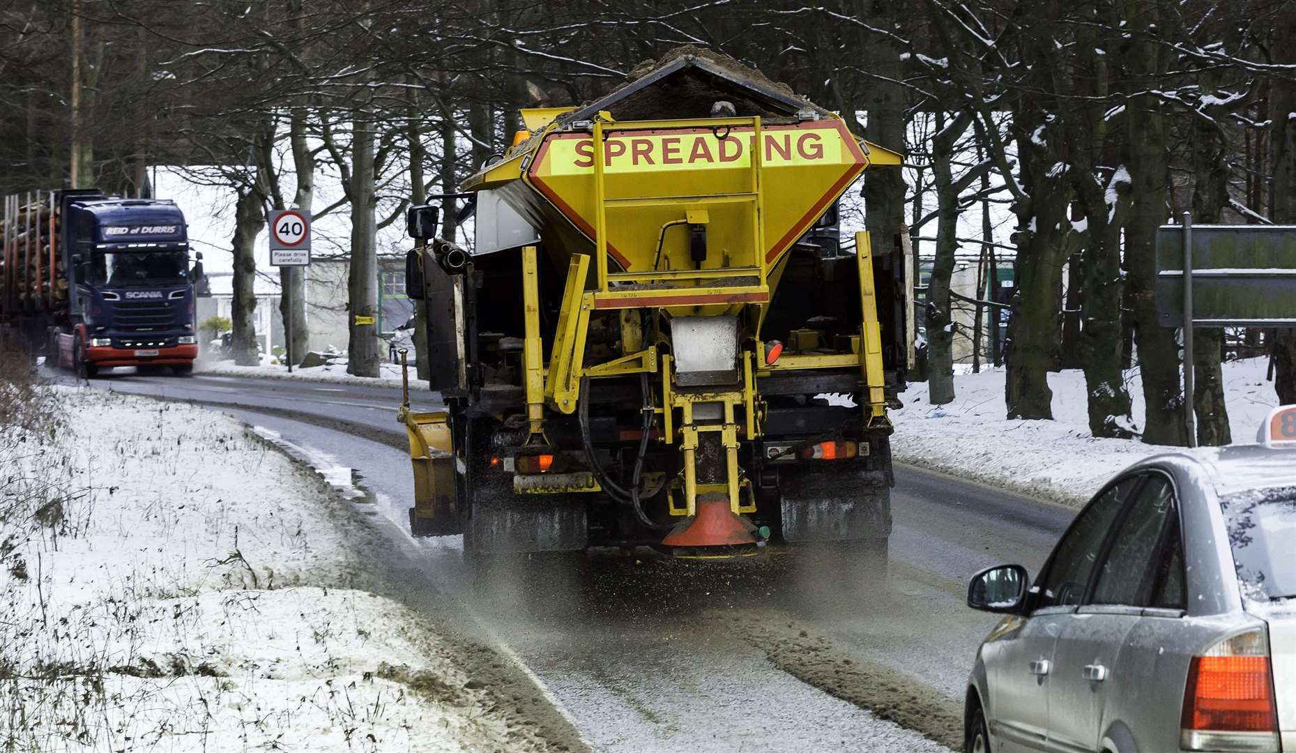 The local authority is developing contingency plans for roads winter maintenance.