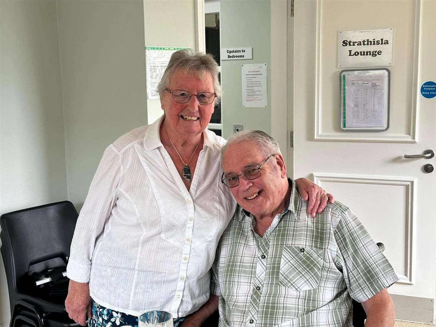 James and Sanda Smart celebrated their 55th anniversary at Glenisla Care Home.