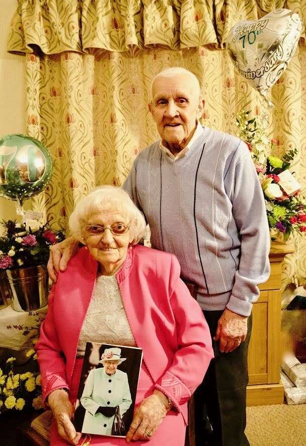 Ellon lovebirds Olive and George Sinclair celebrated their platinum wedding anniversary last week. Picture: Phil Harman
