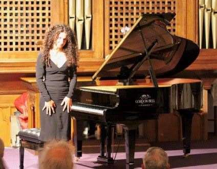 Pianist Ida Pellicciolli performed in Inverurie's Acorn Centre.