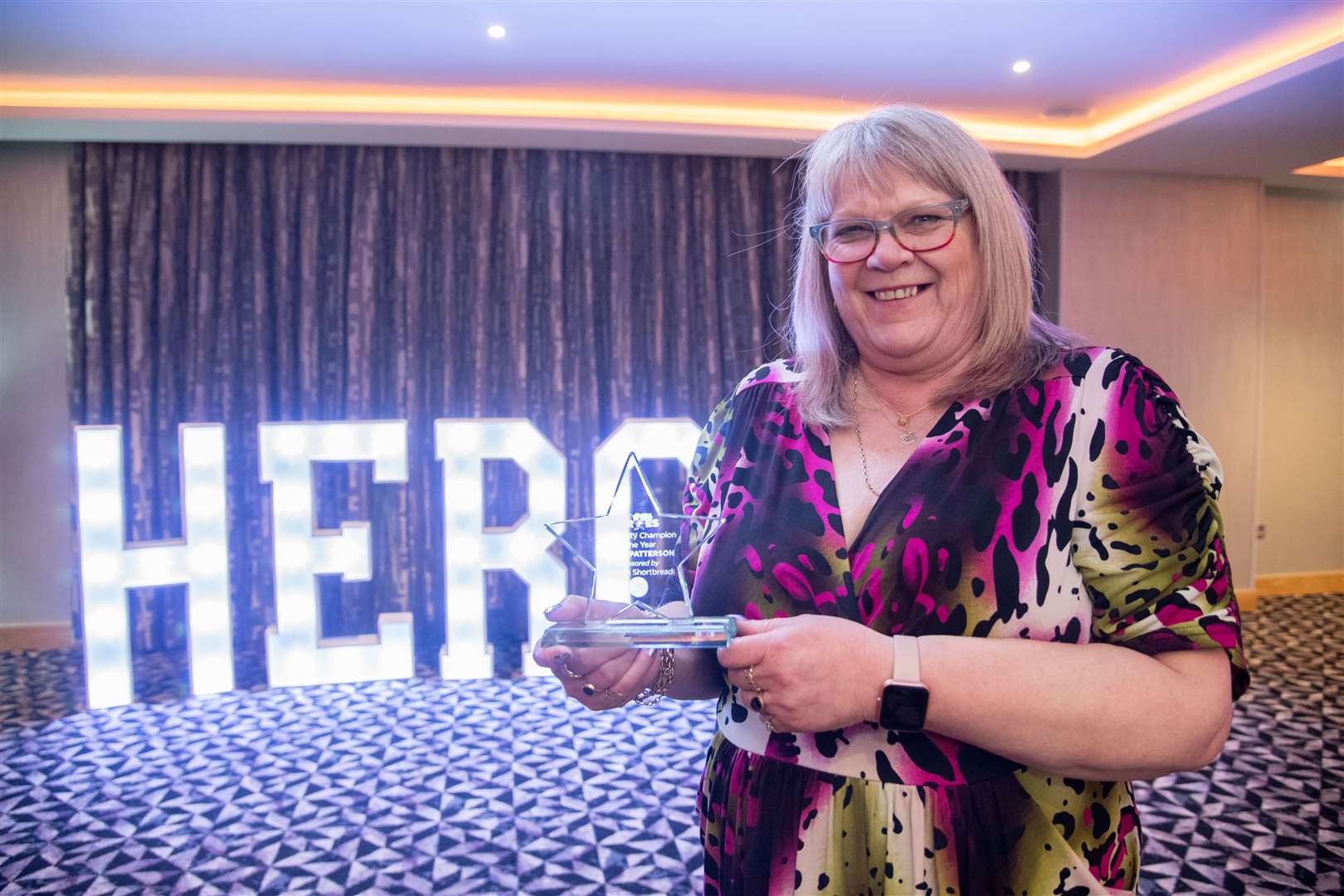 Community Champion of the Year Award was Rhona Patterson. Picture: Daniel Forsyth.