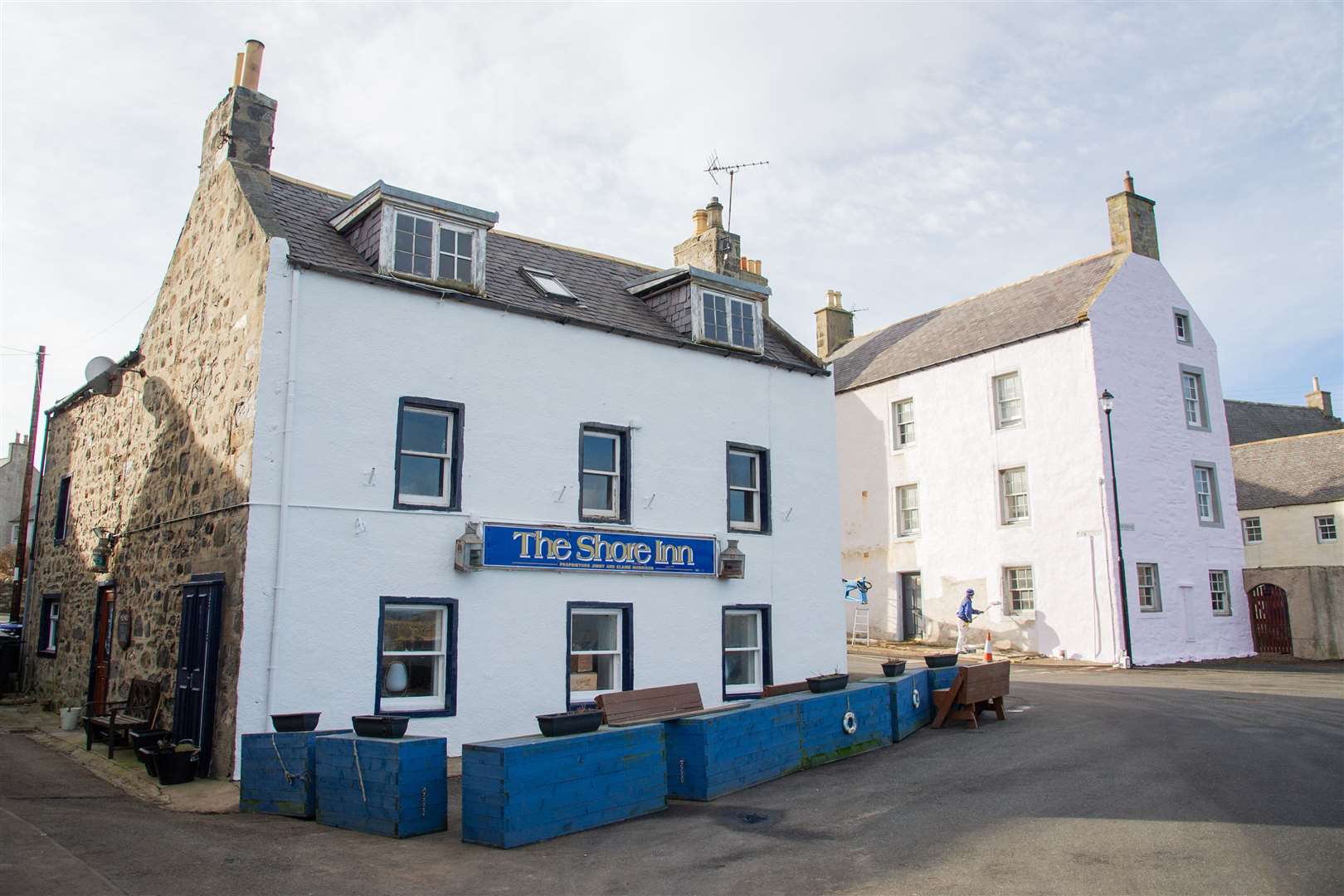 The Shore Inn returns to normal following its appearance as Hotel Lalanne. Picture: Daniel Forsyth