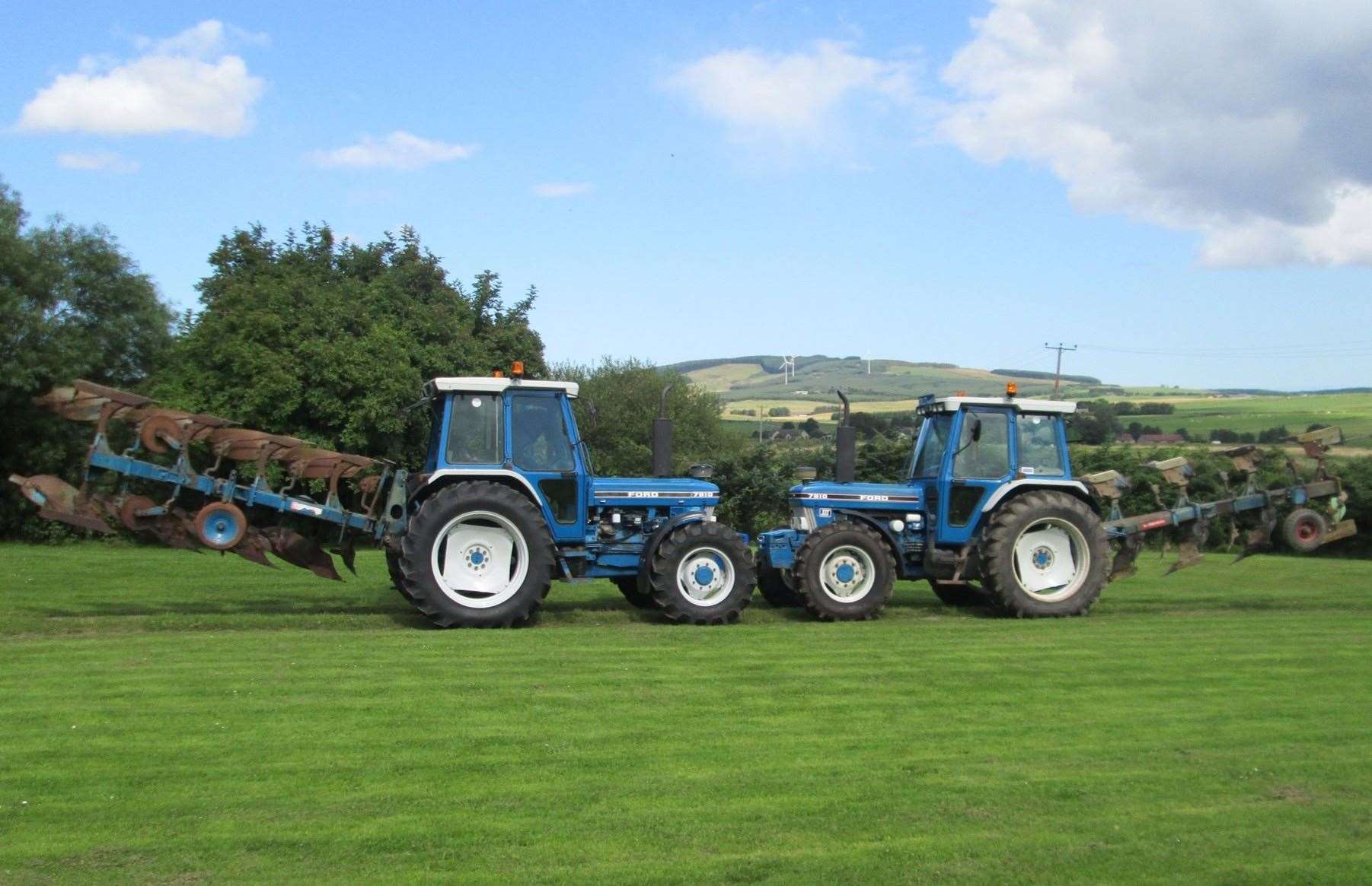 Two tractors will be driven through the night as part of Ian McDonald's 24-hour plough challenge in aid of cancer charities.