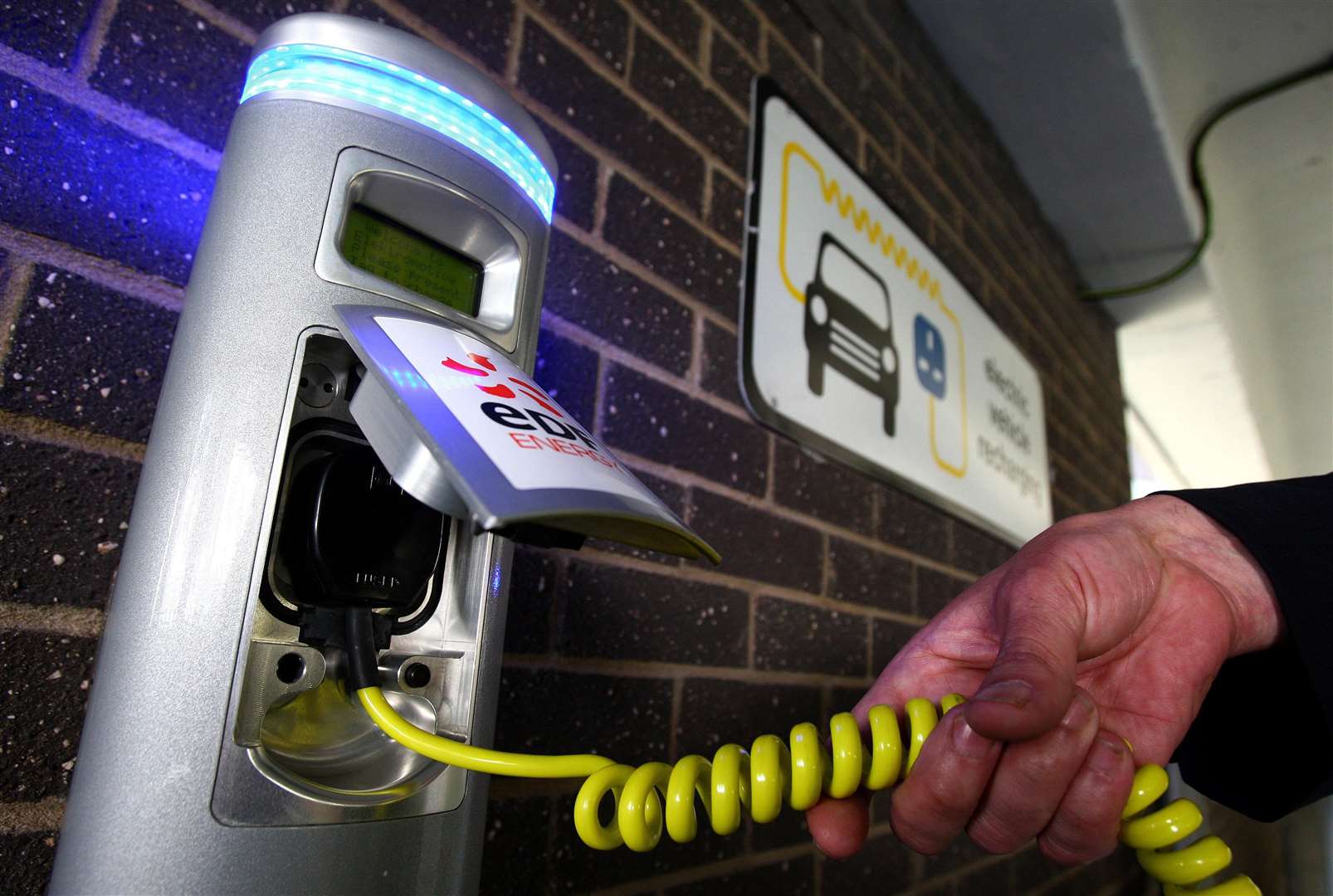 A rise in charging points has been recorded (Andrew Milligan/PA)