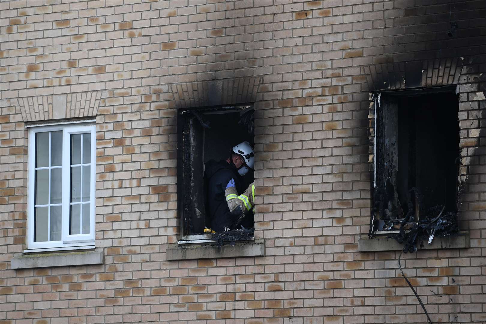 Emergency services have been investigating the blaze (Joe Giddens/PA)