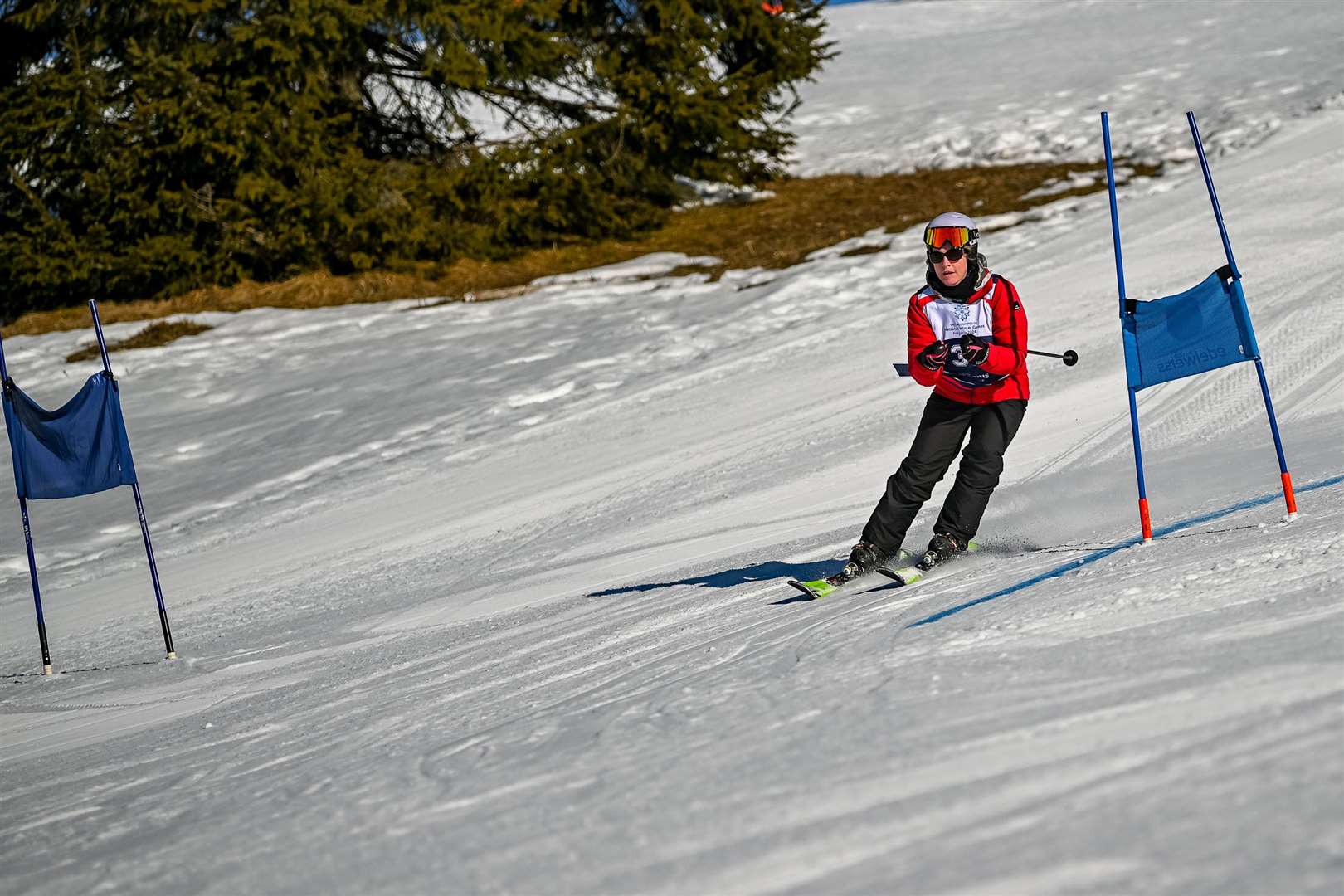 Kathryn Mearns on the slopes. Picture: www.naksportsimages.co.uk