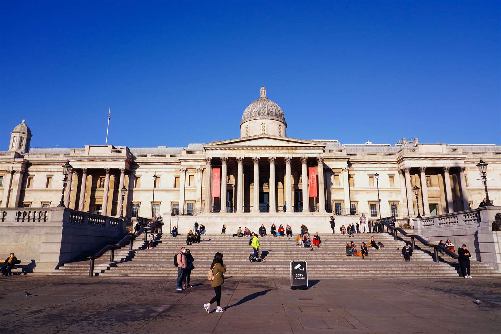 The National Gallery in London will be closed on Monday (Ian West/PA)