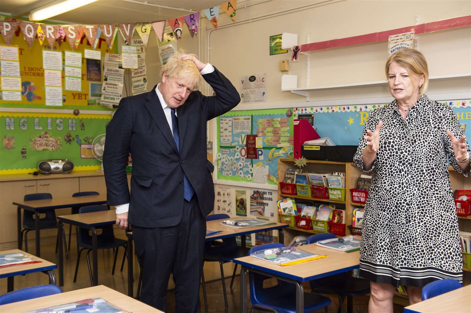 Boris Johnson is facing criticism over the return to school (Lucy Young/Evening Standard/PA)