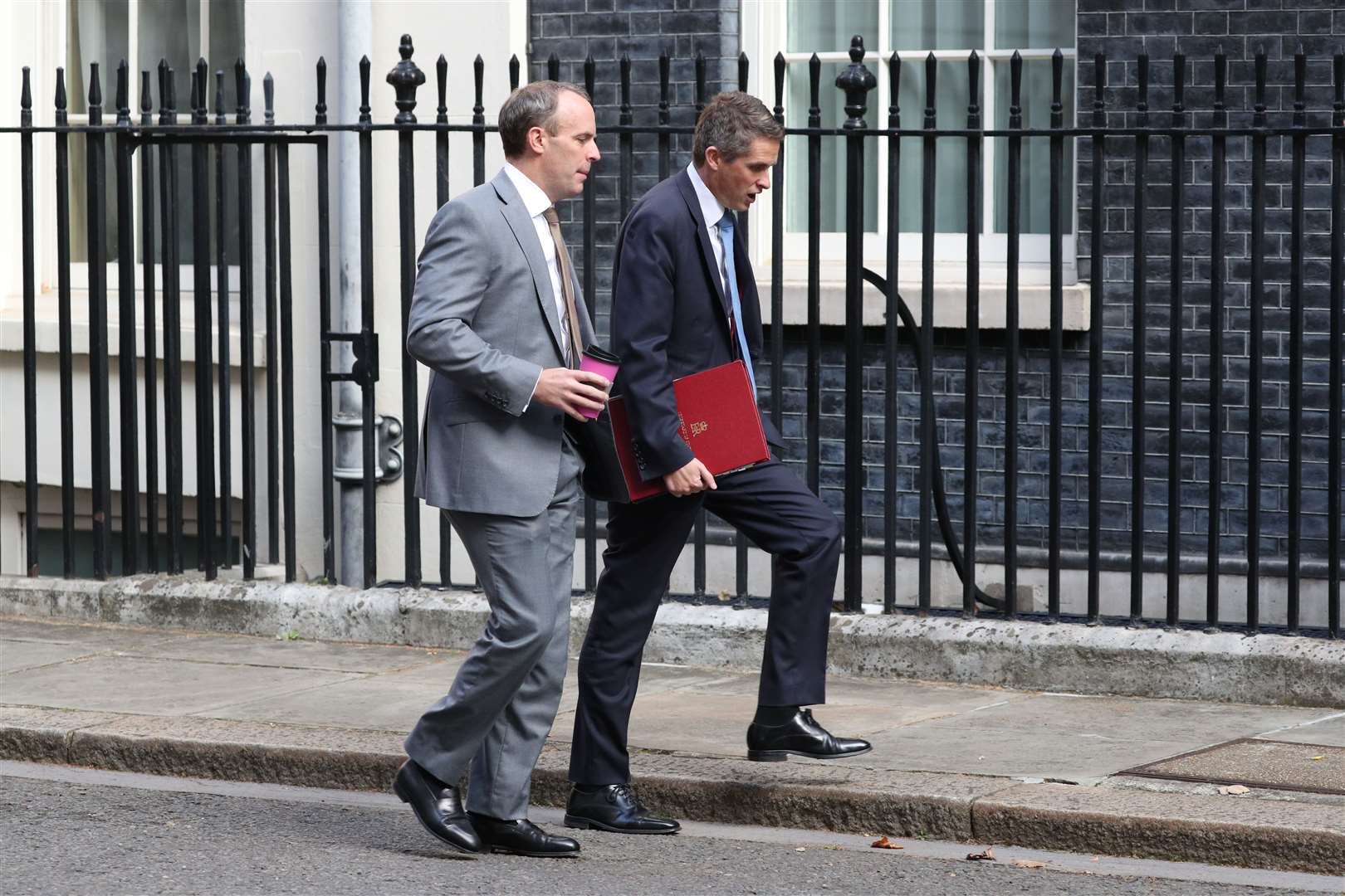 Foreign Secretary Dominic Raab (left) and Education Secretary Gavin Williamson could be targeted in the reshuflle