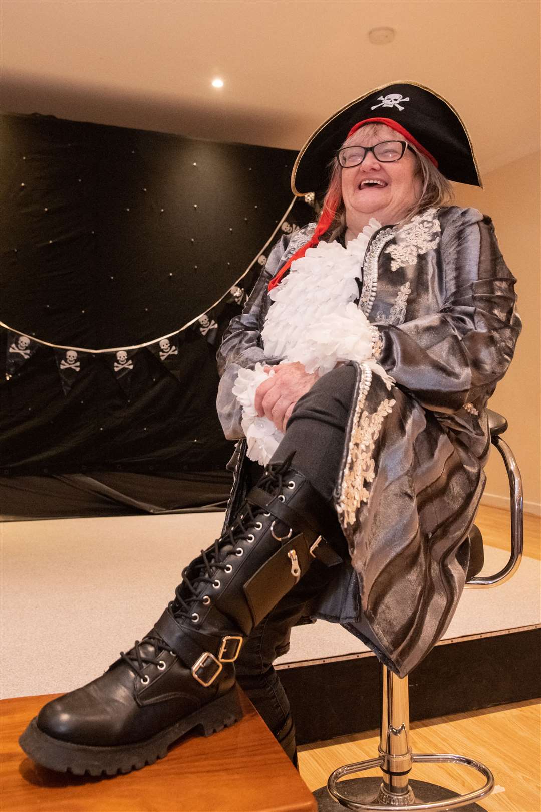Har har, me hearties! Pauline McIntosh will be playing Long John Silver. Picture: Daniel Forsyth