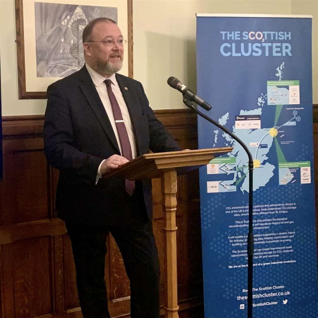 David Duguid spoke at the cluster meeting on Monday.
