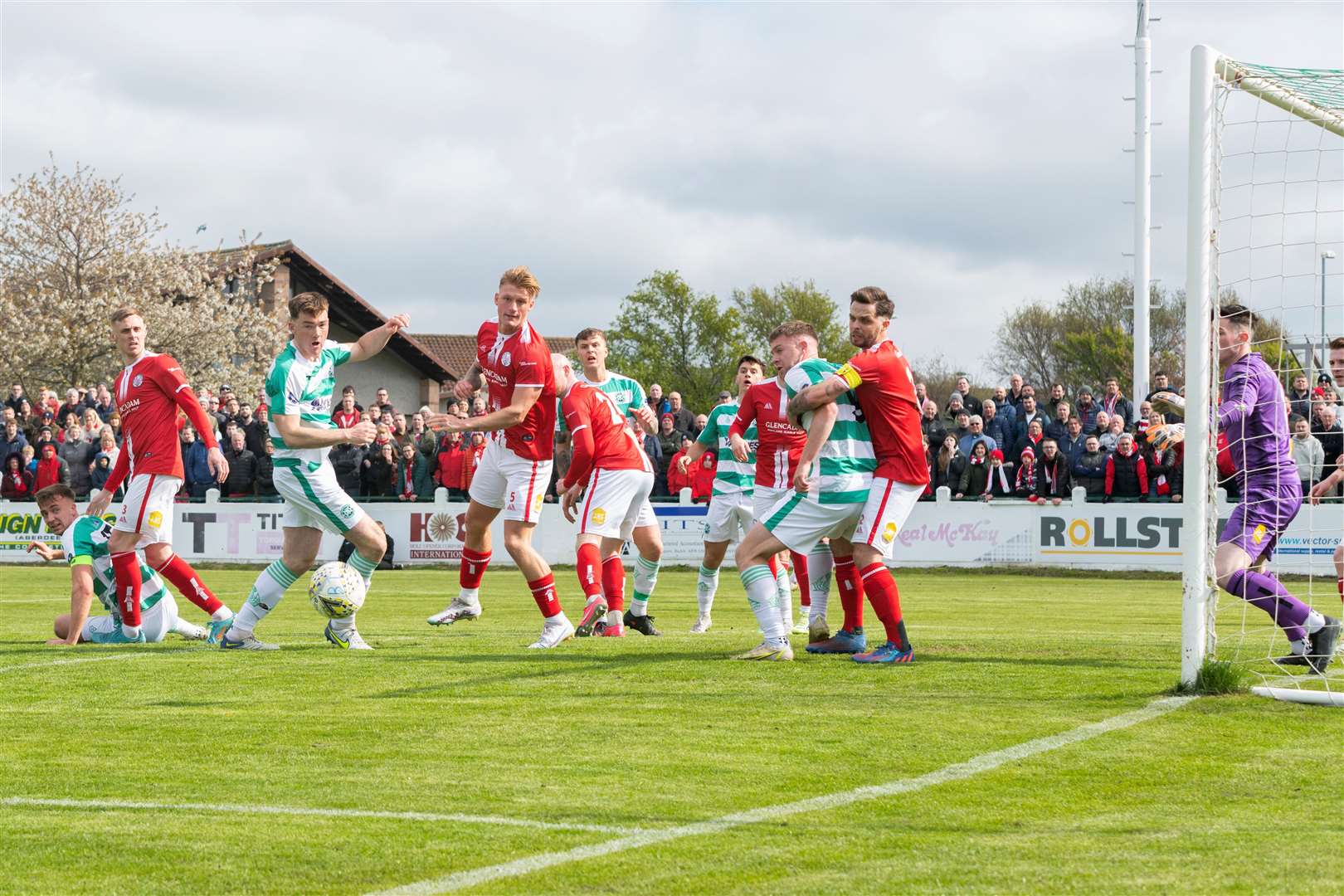 Buckie played Brechin at Victoria Park in the final game of last season. Picture: Beth Taylor