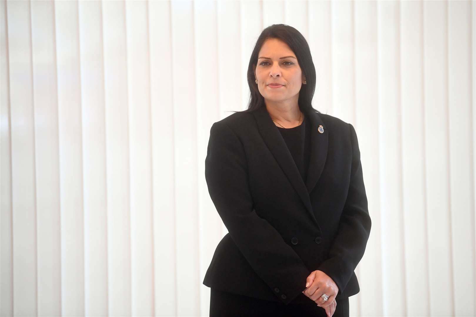 Home Secretary Priti Patel used her Tory conference speech to criticise ‘lefty lawyers’ (Victoria Jones/PA)