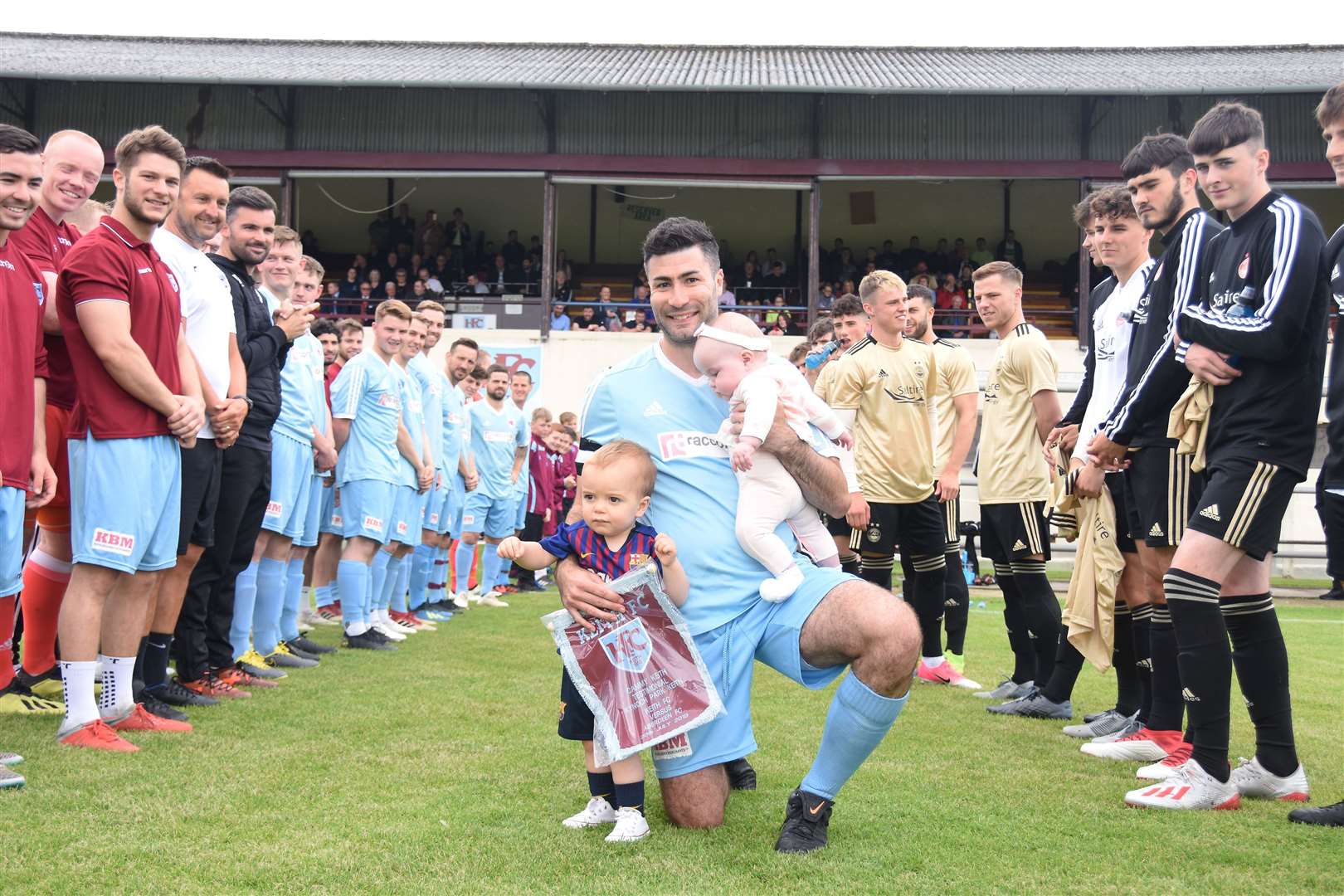 Cammy Keith celebrated his testimonial match against Aberdeen. Picture: Becky Saunderson.