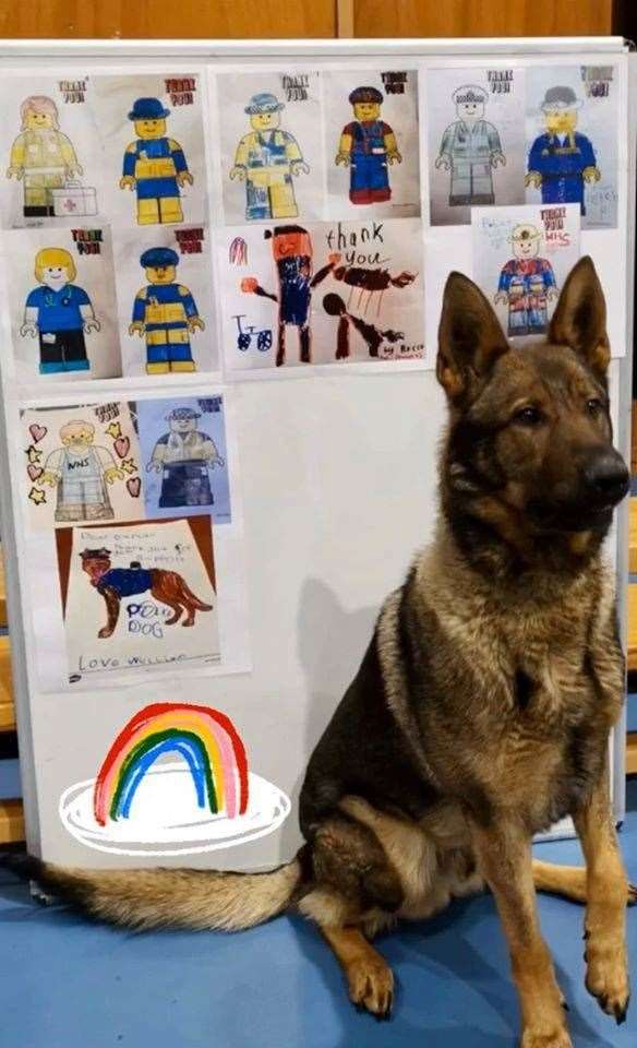 North East Police Division has shown off some of the many artworks which have been created by youngsters.