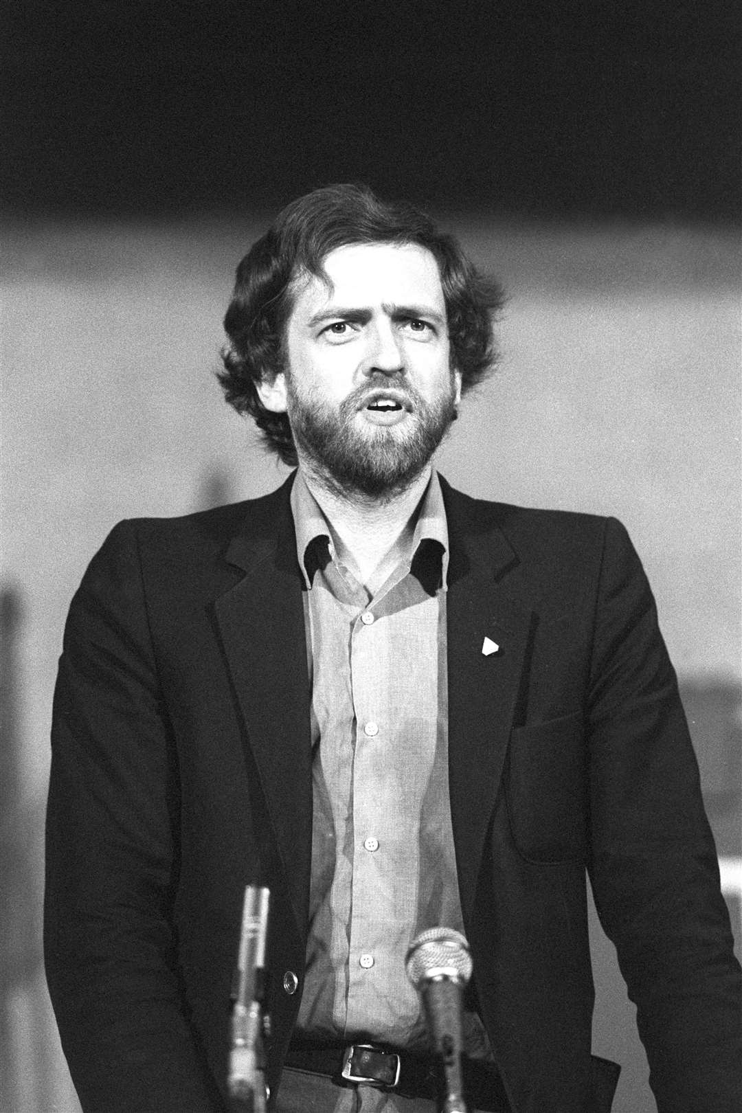 Jeremy Corbyn pictured in 1984, the year after first being elected Labour MP for Islington North (PA)