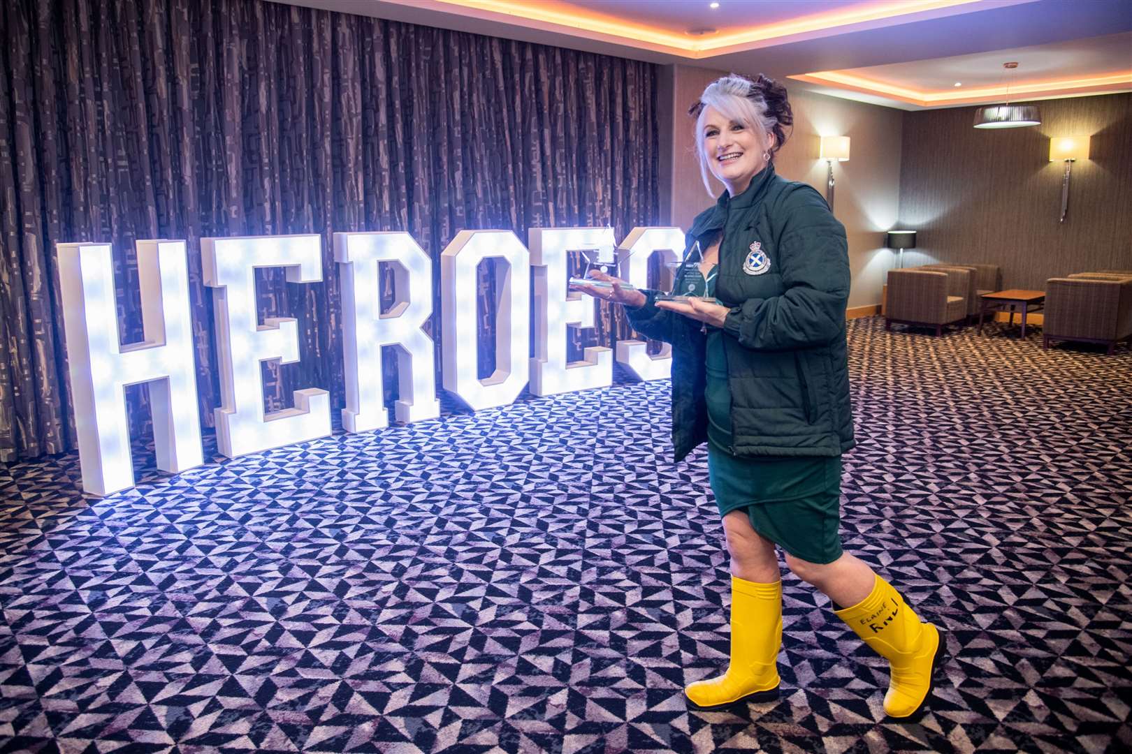 Elaine Mair won the Hero of Heroes award. Picture: Daniel Forsyth