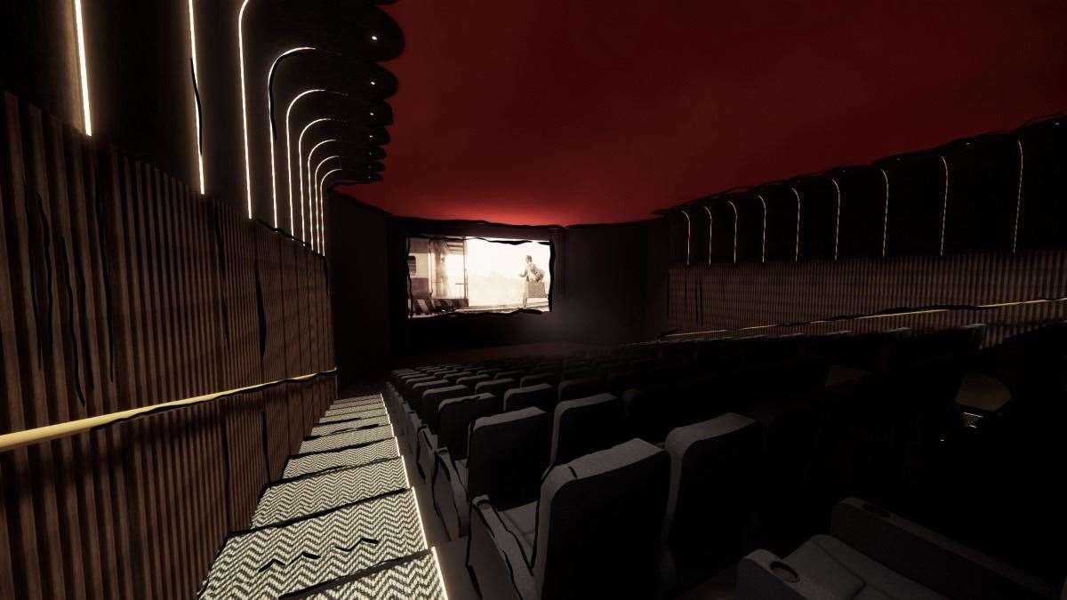 TINTO's design plans show a resyting to a more classic age of cinema for the Belmont.