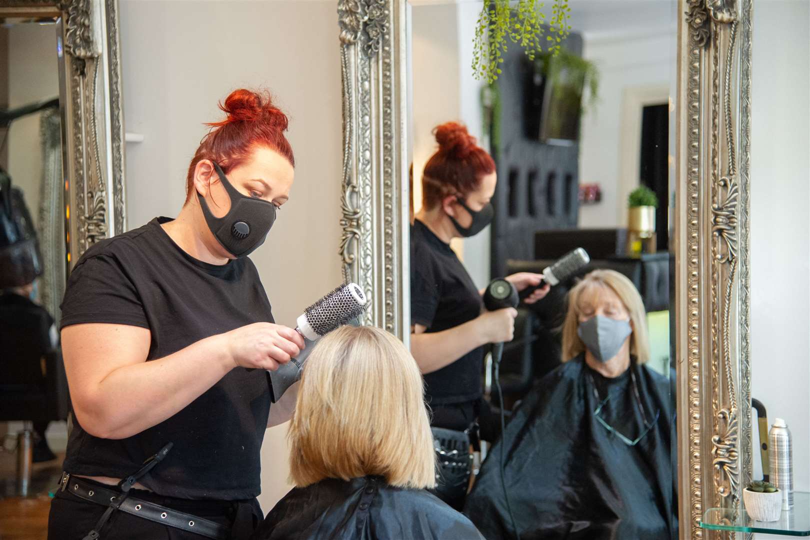 Kayleigh Main, a stylist at Shears Hair and Beauty Retreat in Keith. Picture: Daniel Forsyth.
