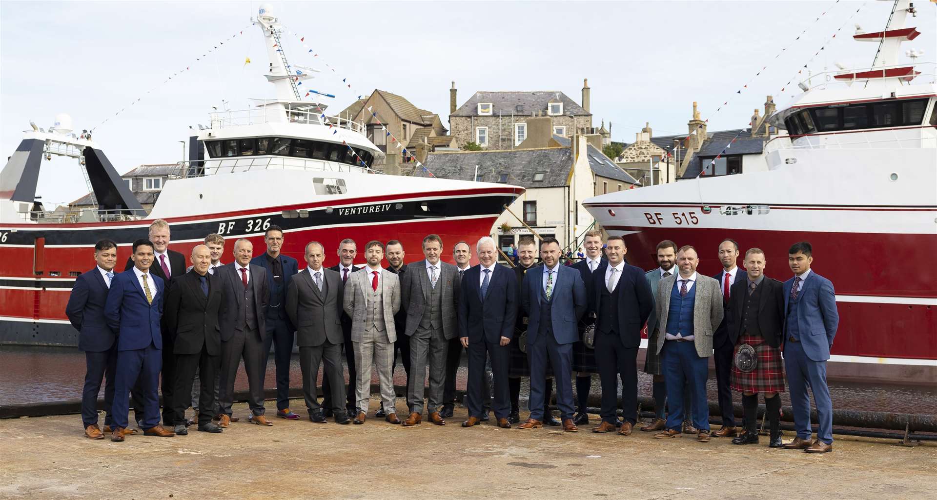 Naming ceremony for new fishing vessels held at Macduff