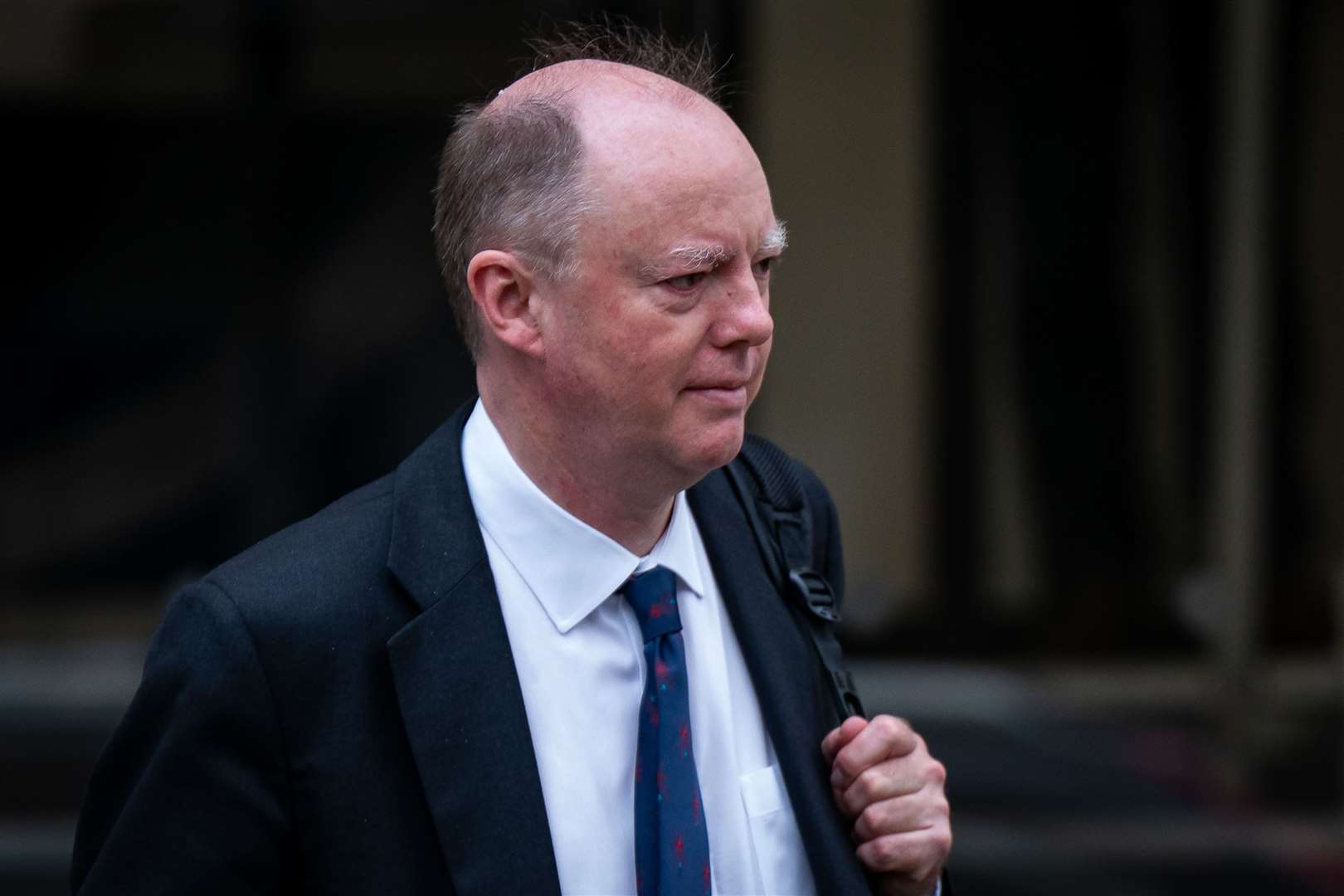 Matt Hancock told the inquiry that Chief Medical Officer Sir Chris Whitty, above, said the scientific consensus in January 2020 was that asymptomatic transmission of the virus was unlikely (PA)