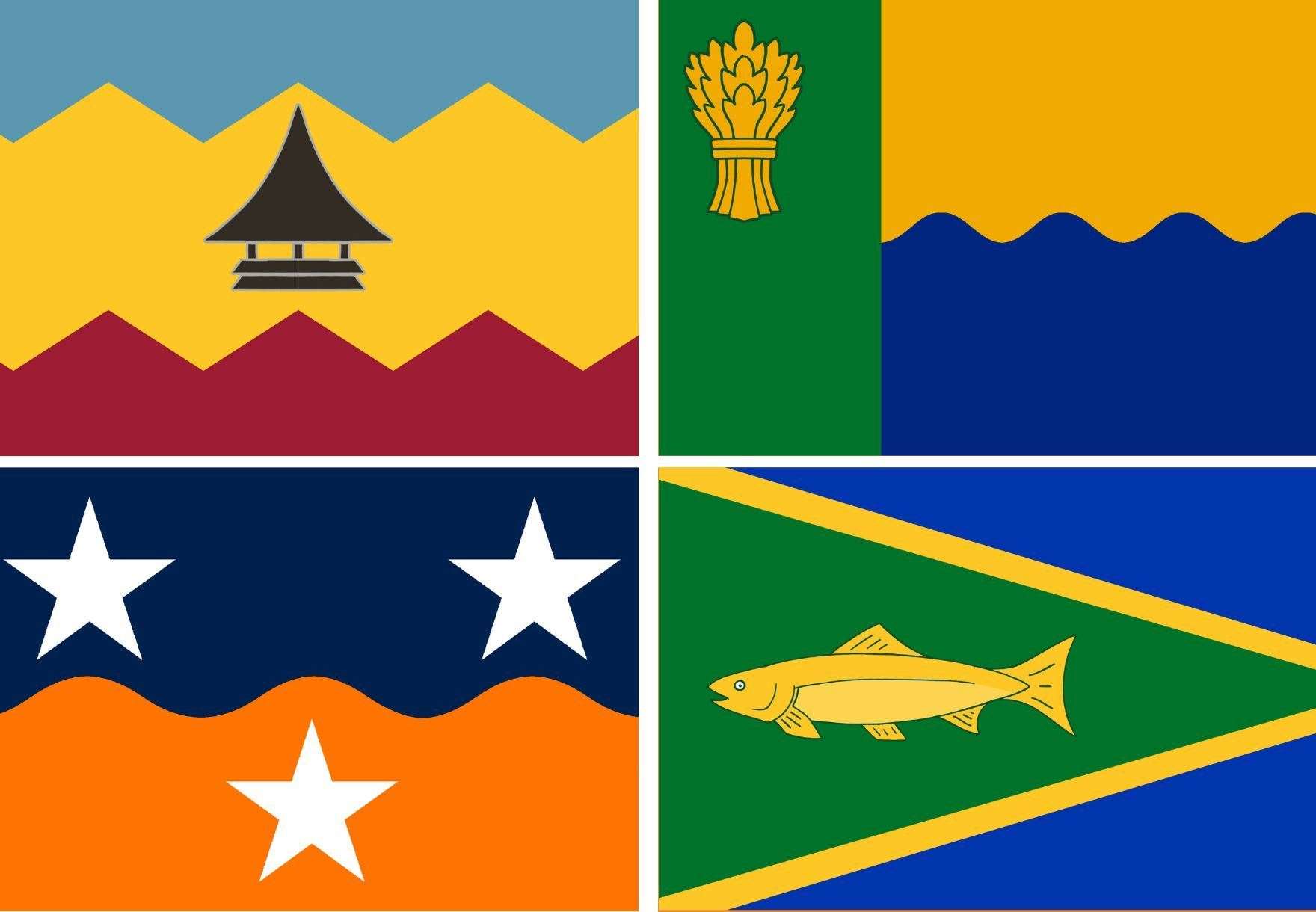 The four options for Moray's flag have been decided.