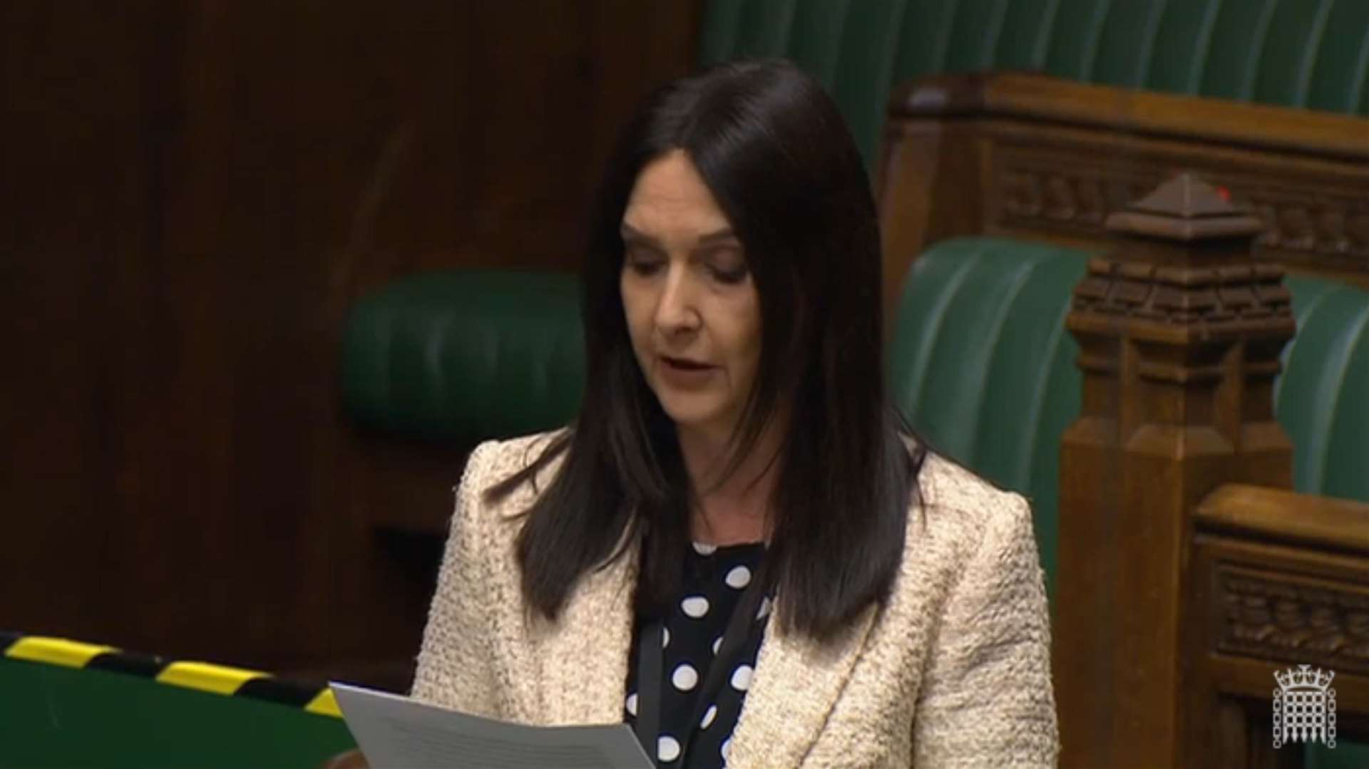 Margaret Ferrier was suspended by the SNP after it emerged she had broken lockdown rules. (Parliament TV)